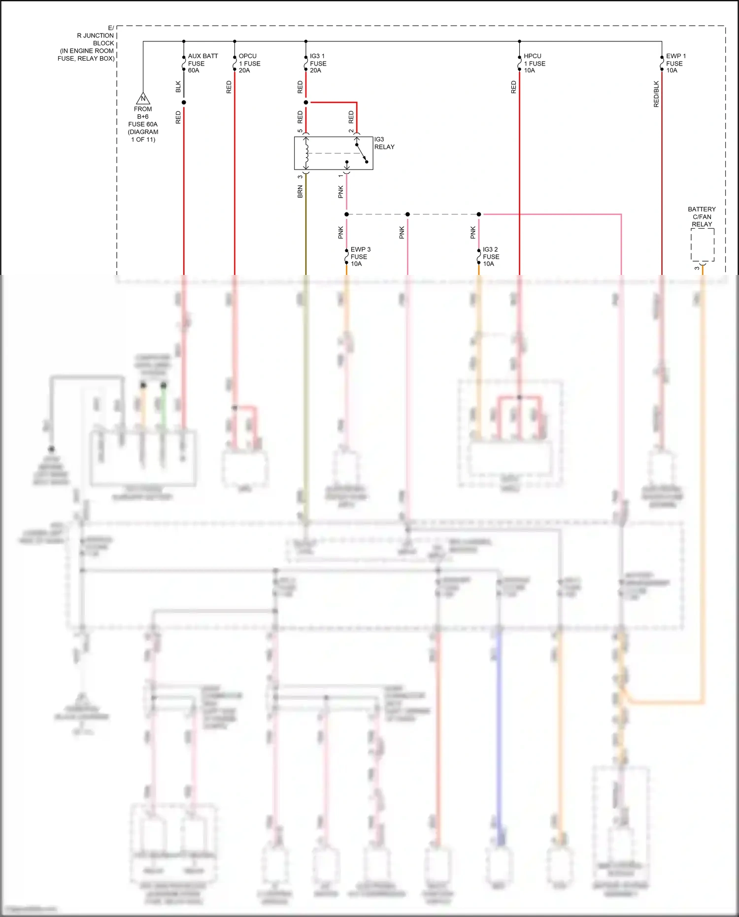 Wiring diagram a/c control module for Hyundai Sonata VIII facelift (2023-2024) (9 of 15)