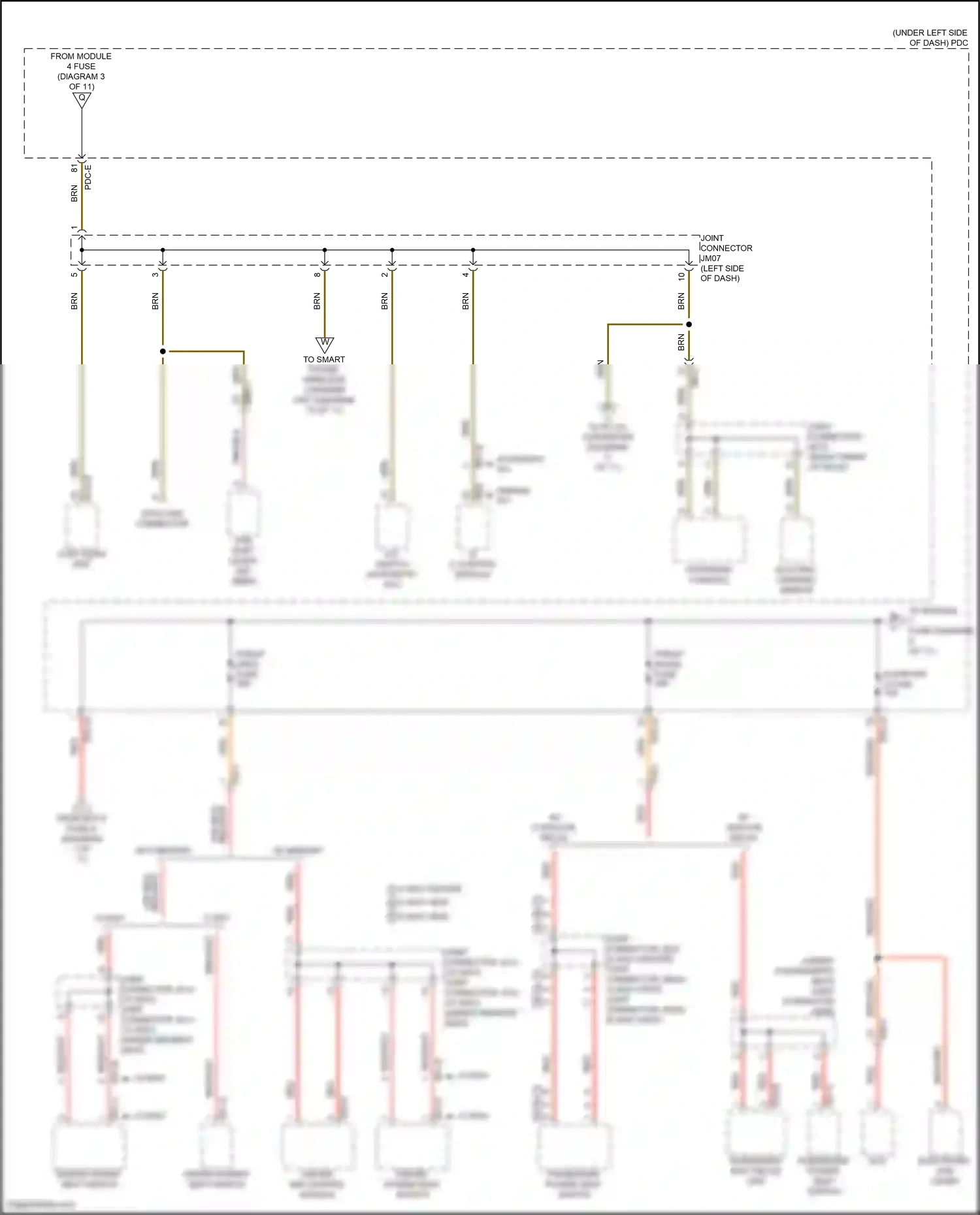 Wiring diagram a/c control module for Hyundai Sonata VIII facelift (2023-2024) (6 of 15)