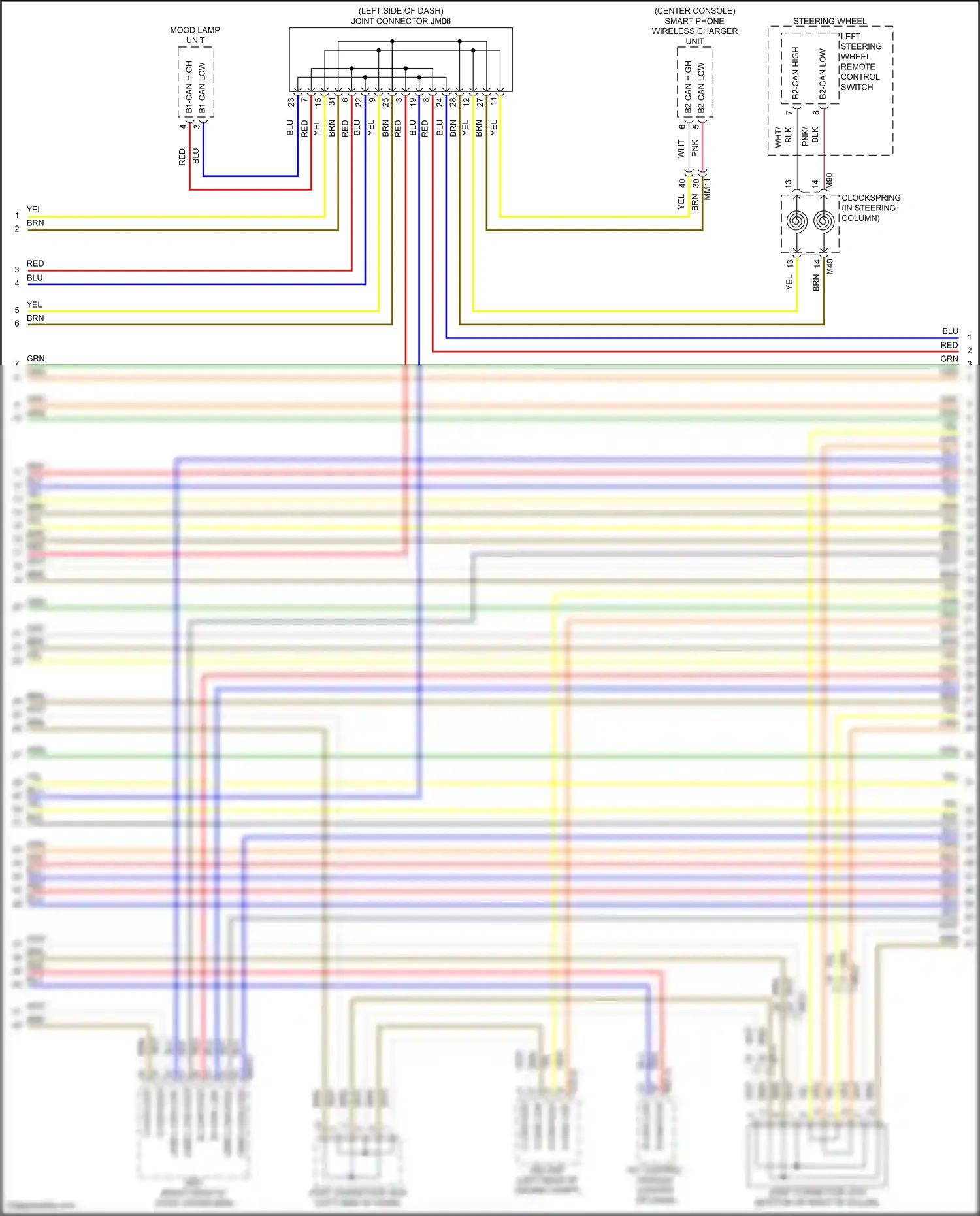 Wiring diagram a/c control module for Hyundai Sonata VIII facelift (2023-2024) (14 of 15)