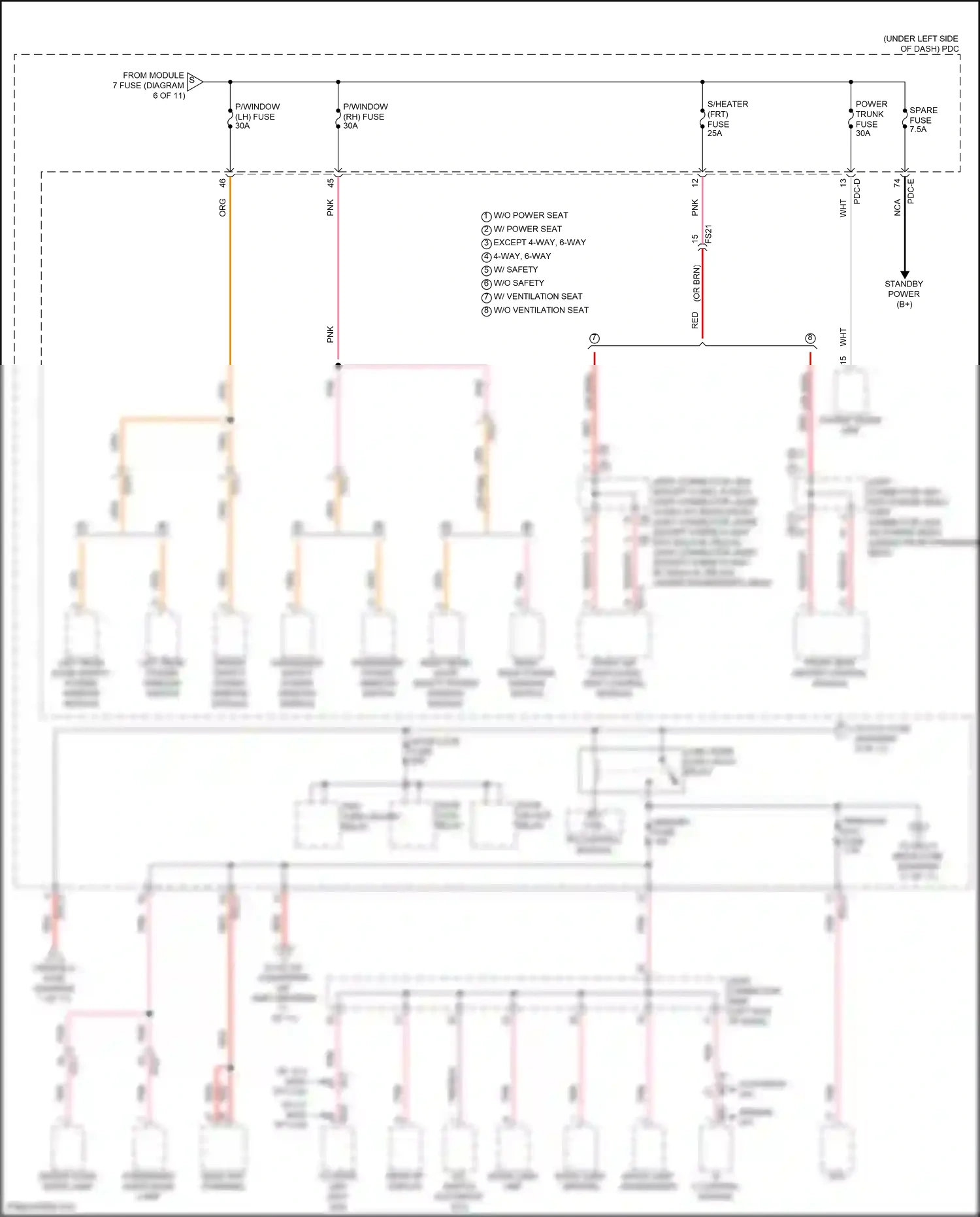 Wiring diagram a/c control module for Hyundai Sonata VIII facelift (2023-2024) (7 of 15)