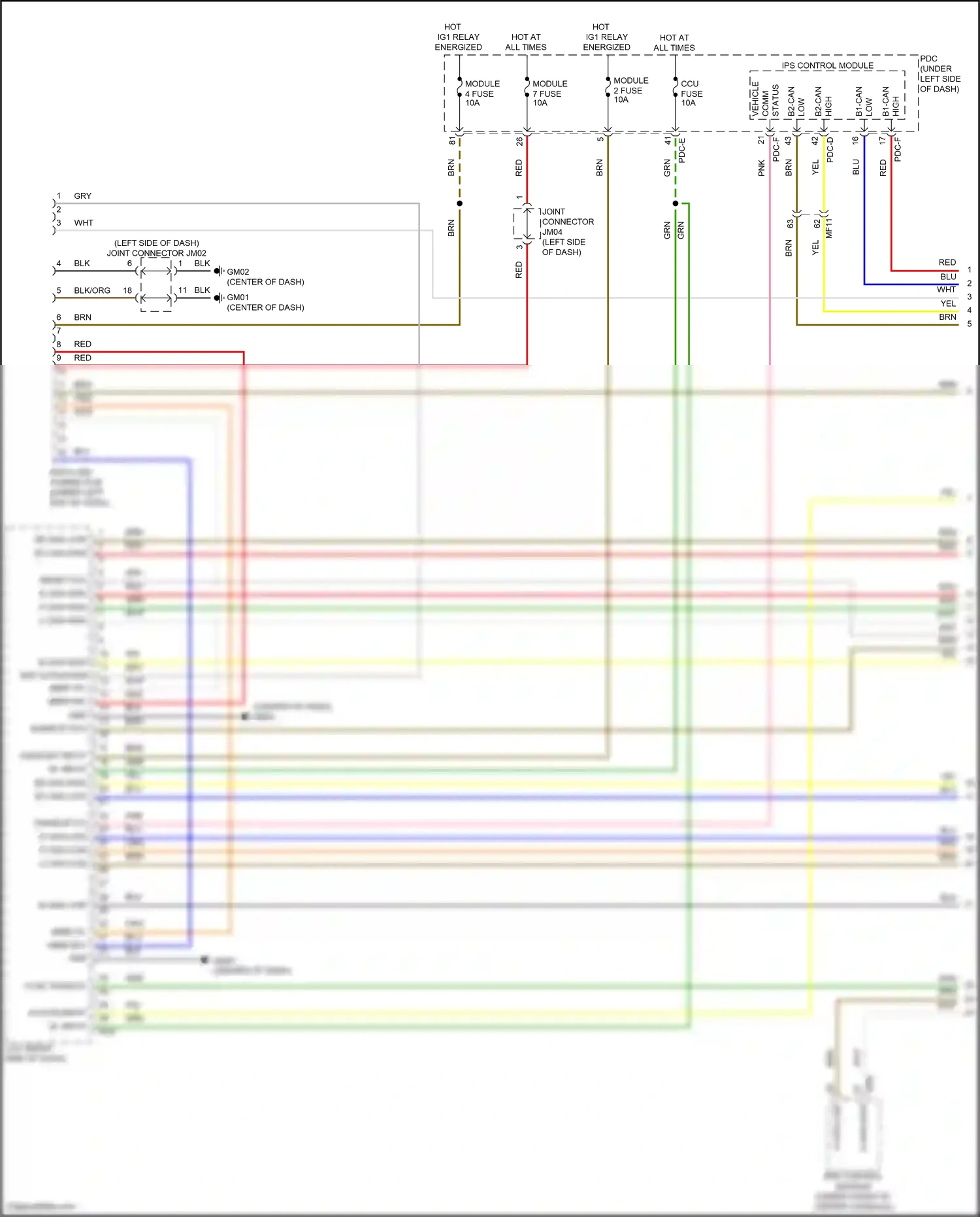 Wiring diagram acc/on input for Hyundai Sonata VIII facelift (2023-2024) (11 of 18)