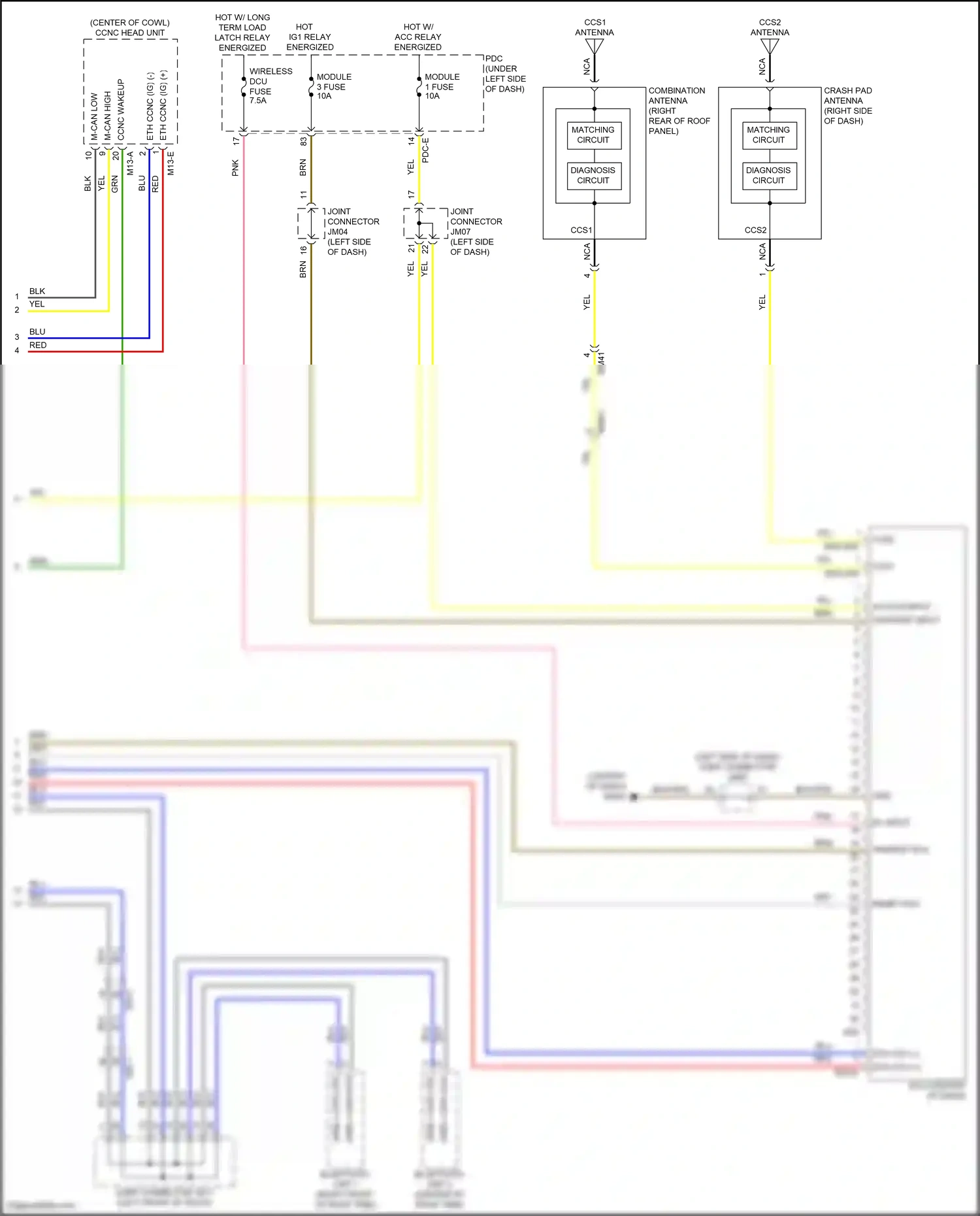 Wiring diagram acc/on input for Hyundai Sonata VIII facelift (2023-2024) (12 of 18)