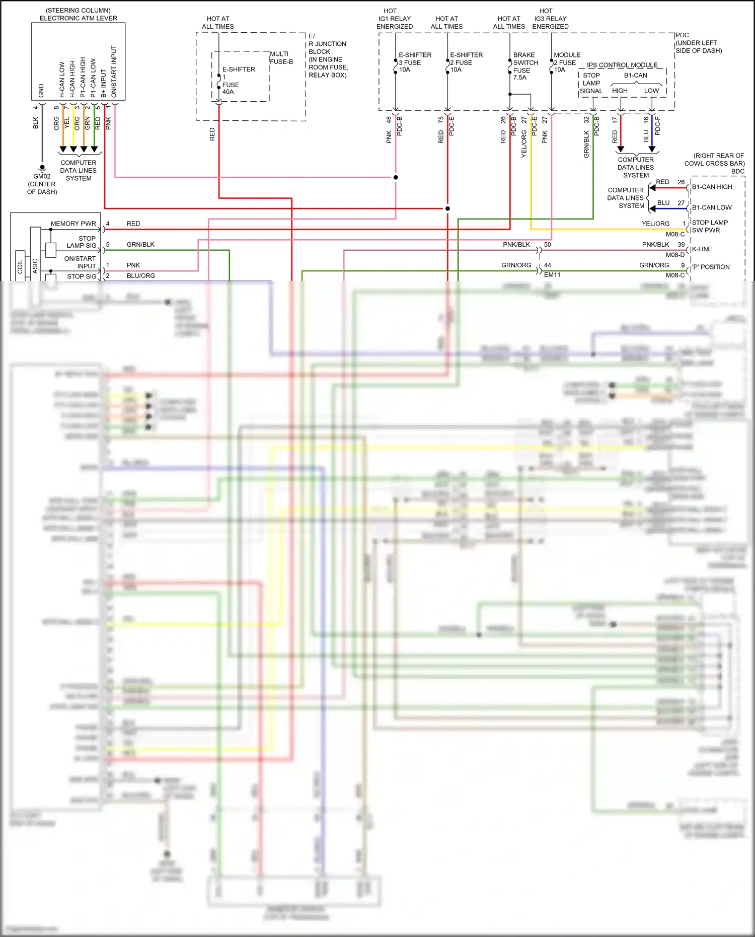 Wiring diagram b+ input for Hyundai Sonata VIII facelift (2023-2024) (18 of 99)