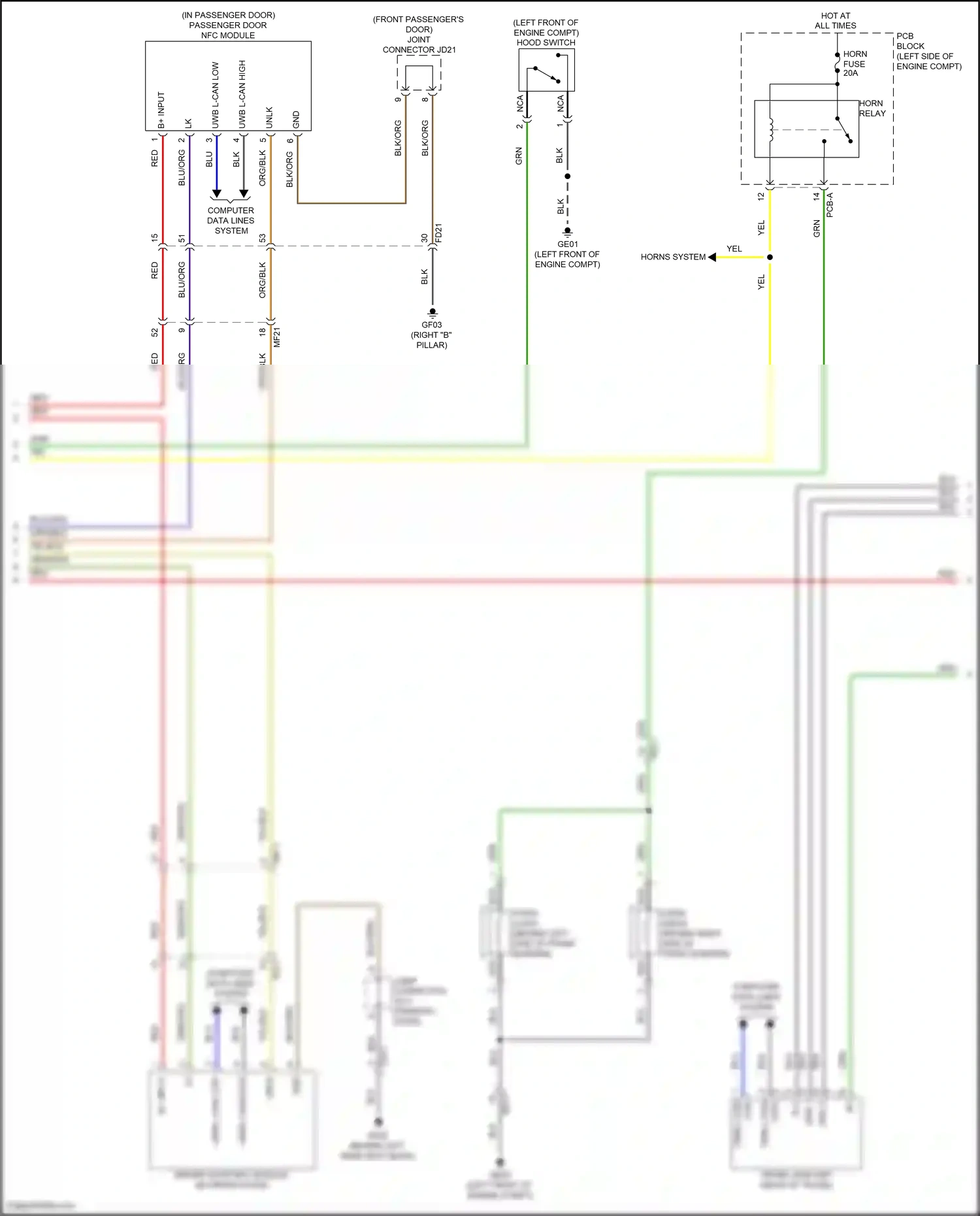 Wiring diagram b+ input for Hyundai Sonata VIII facelift (2023-2024) (73 of 99)