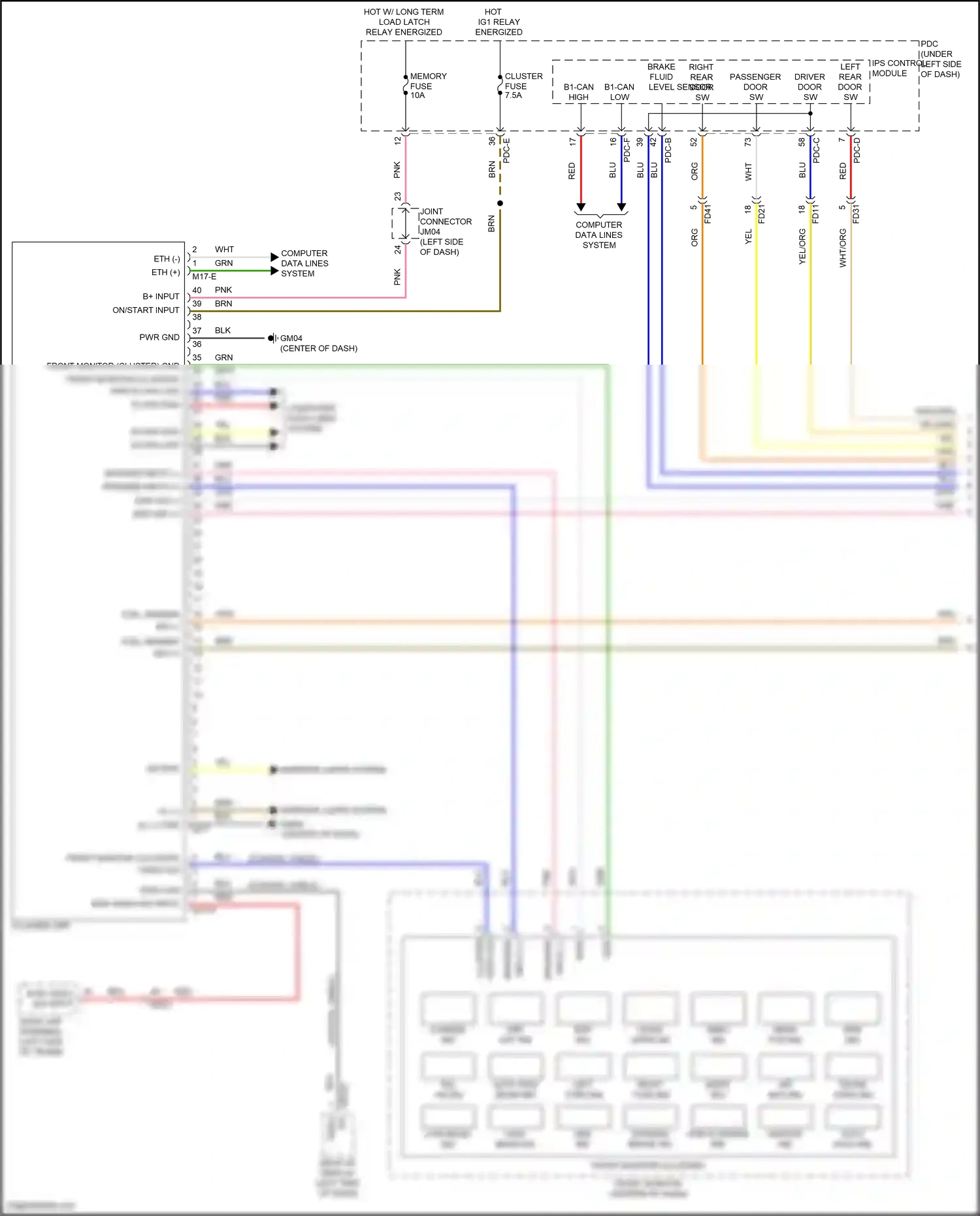 Wiring diagram b+ input for Hyundai Sonata VIII facelift (2023-2024) (56 of 99)