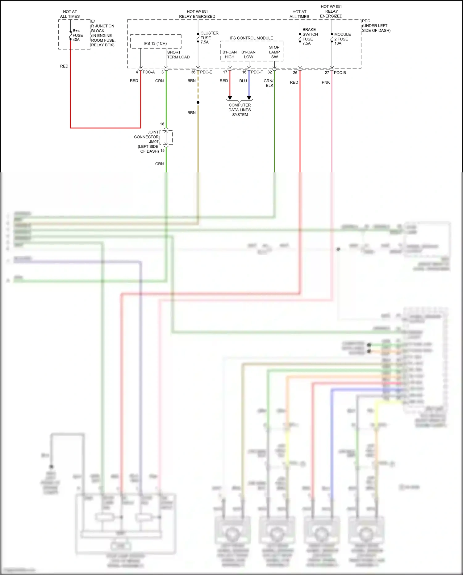 Wiring diagram b+ input for Hyundai Sonata VIII facelift (2023-2024) (42 of 99)