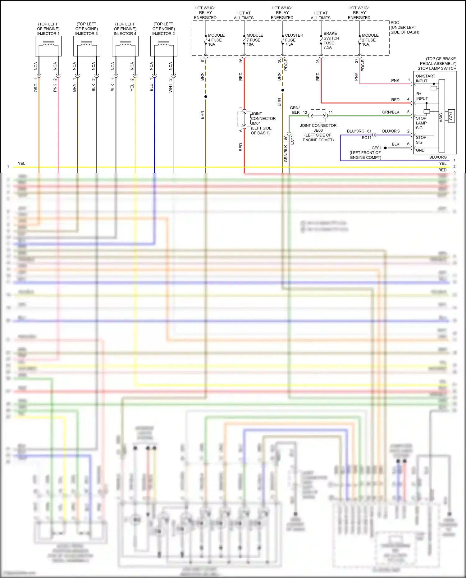 Wiring diagram b+ input for Hyundai Sonata VIII facelift (2023-2024) (98 of 99)