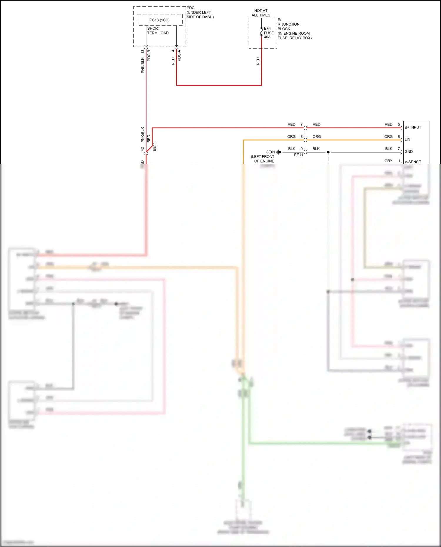 Wiring diagram b+ input for Hyundai Sonata VIII facelift (2023-2024) (41 of 99)