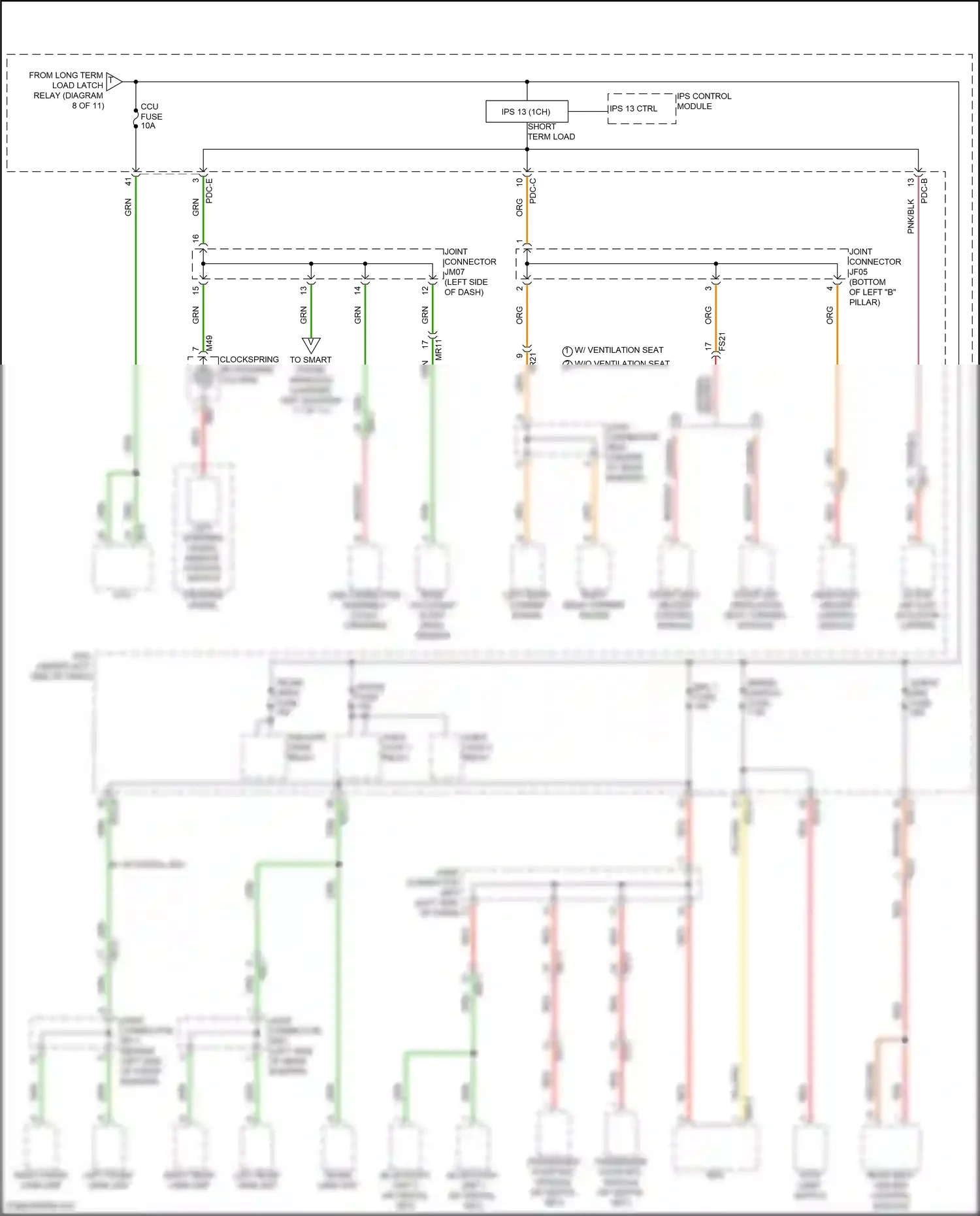Wiring diagram bluetooth unit 2 for Hyundai Sonata VIII facelift (2023-2024) (6 of 6)