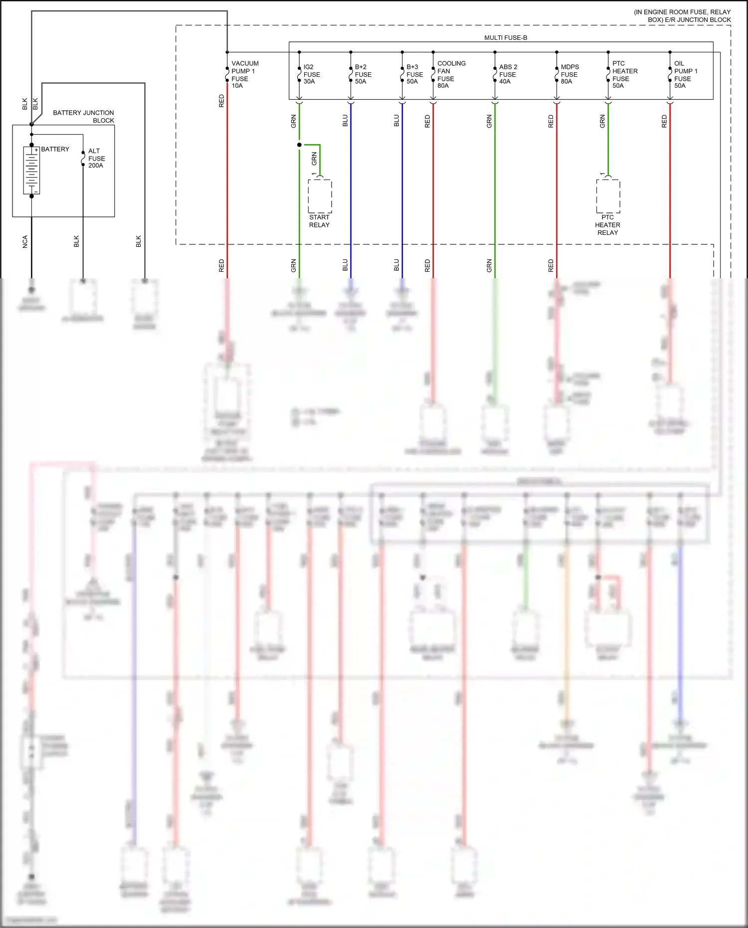 Wiring diagram column type for Hyundai Sonata VIII facelift (2023-2024) (3 of 5)