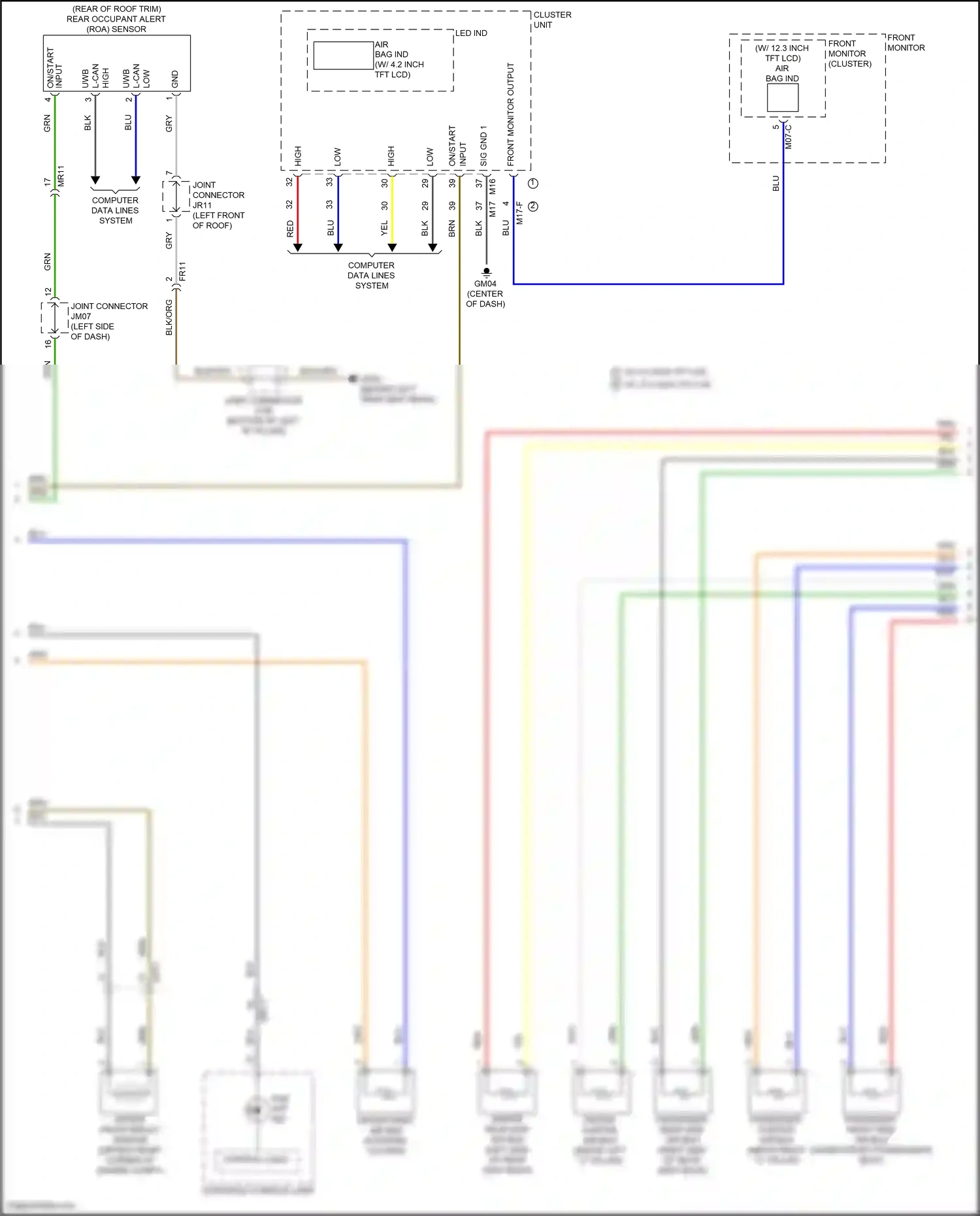Wiring diagram computer data lines system for Hyundai Sonata VIII facelift (2023-2024) (50 of 194)