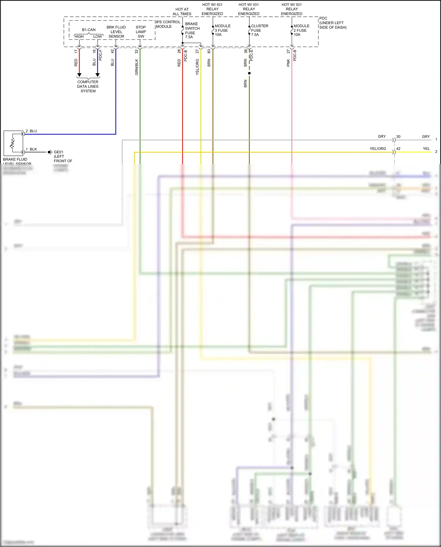 Wiring diagram computer data lines system for Hyundai Sonata VIII facelift (2023-2024) (43 of 194)