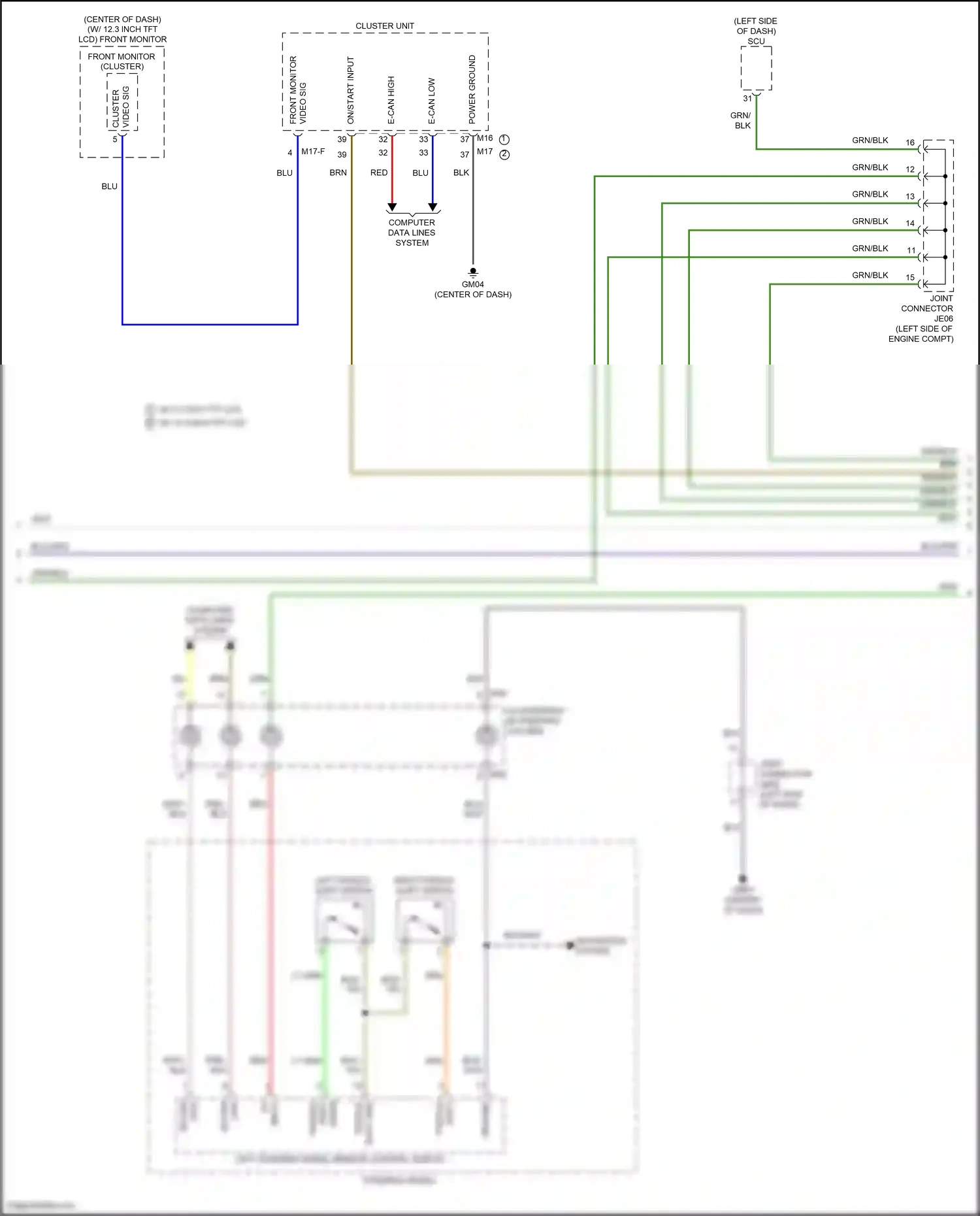 Wiring diagram computer data lines system for Hyundai Sonata VIII facelift (2023-2024) (82 of 194)