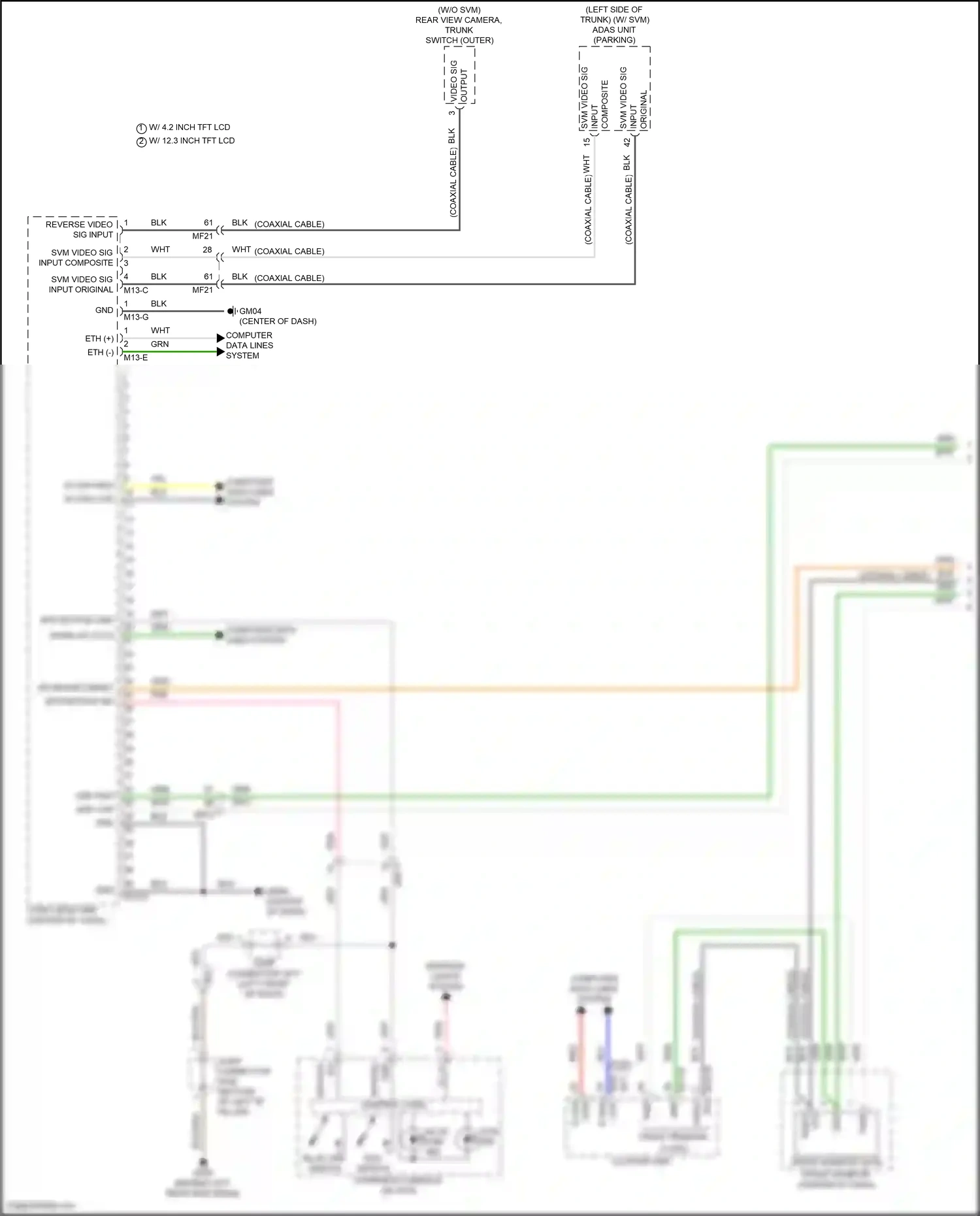 Wiring diagram computer data lines system for Hyundai Sonata VIII facelift (2023-2024) (23 of 194)