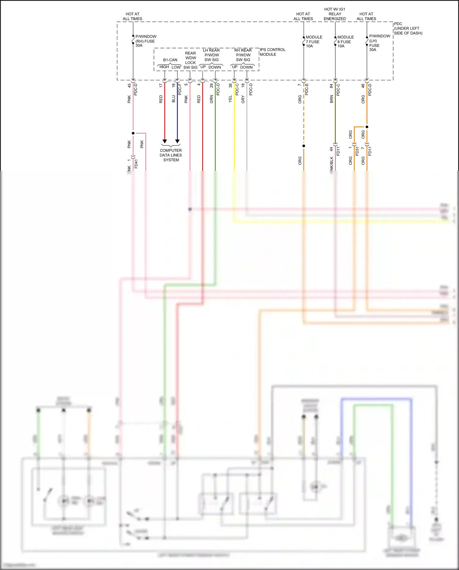 Wiring diagram computer data lines system for Hyundai Sonata VIII facelift (2023-2024) (156 of 194)