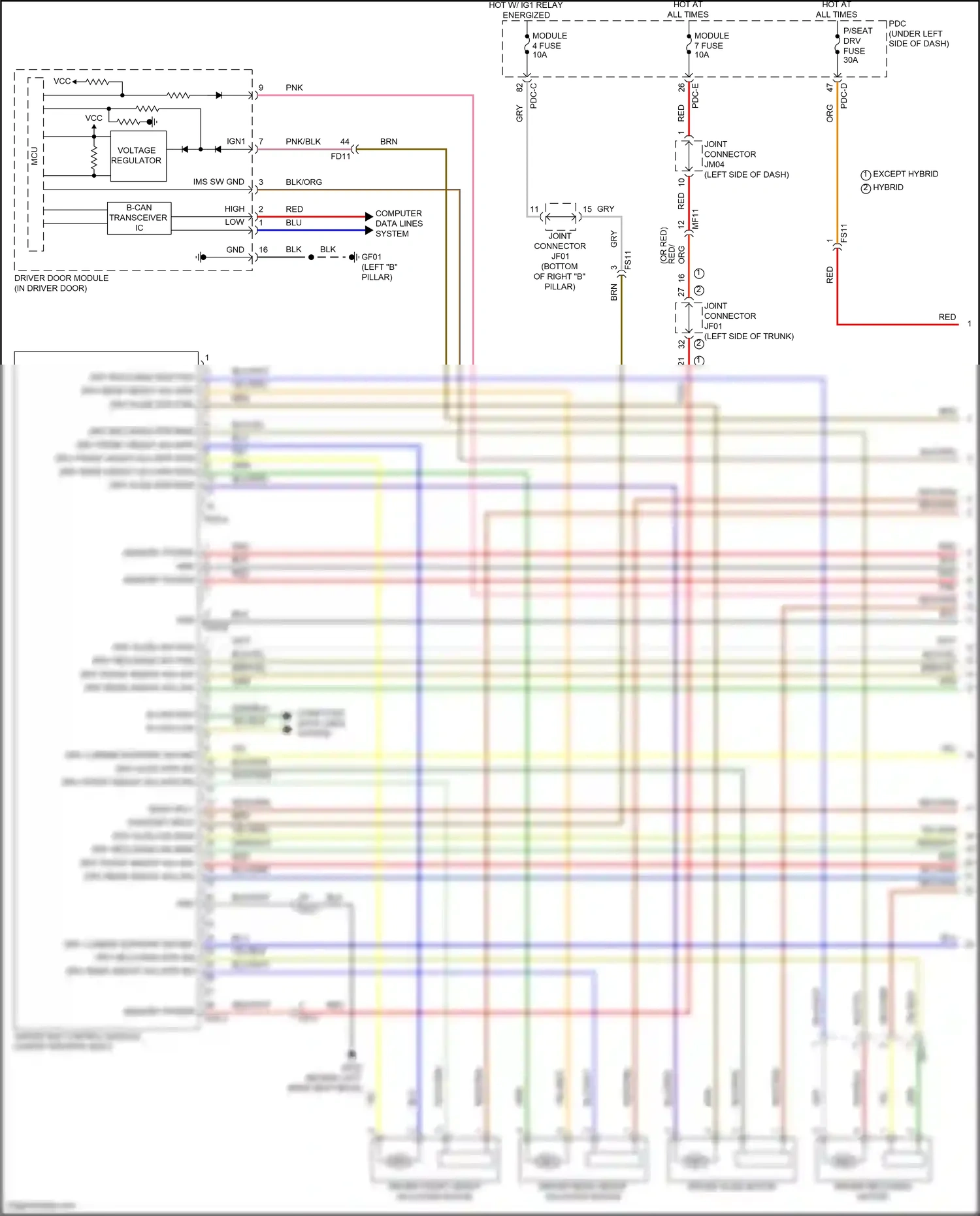 Wiring diagram computer data lines system for Hyundai Sonata VIII facelift (2023-2024) (45 of 194)
