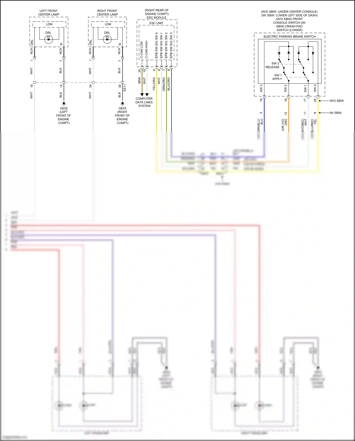 Wiring diagram computer data lines system for Hyundai Sonata VIII facelift (2023-2024) (152 of 194)