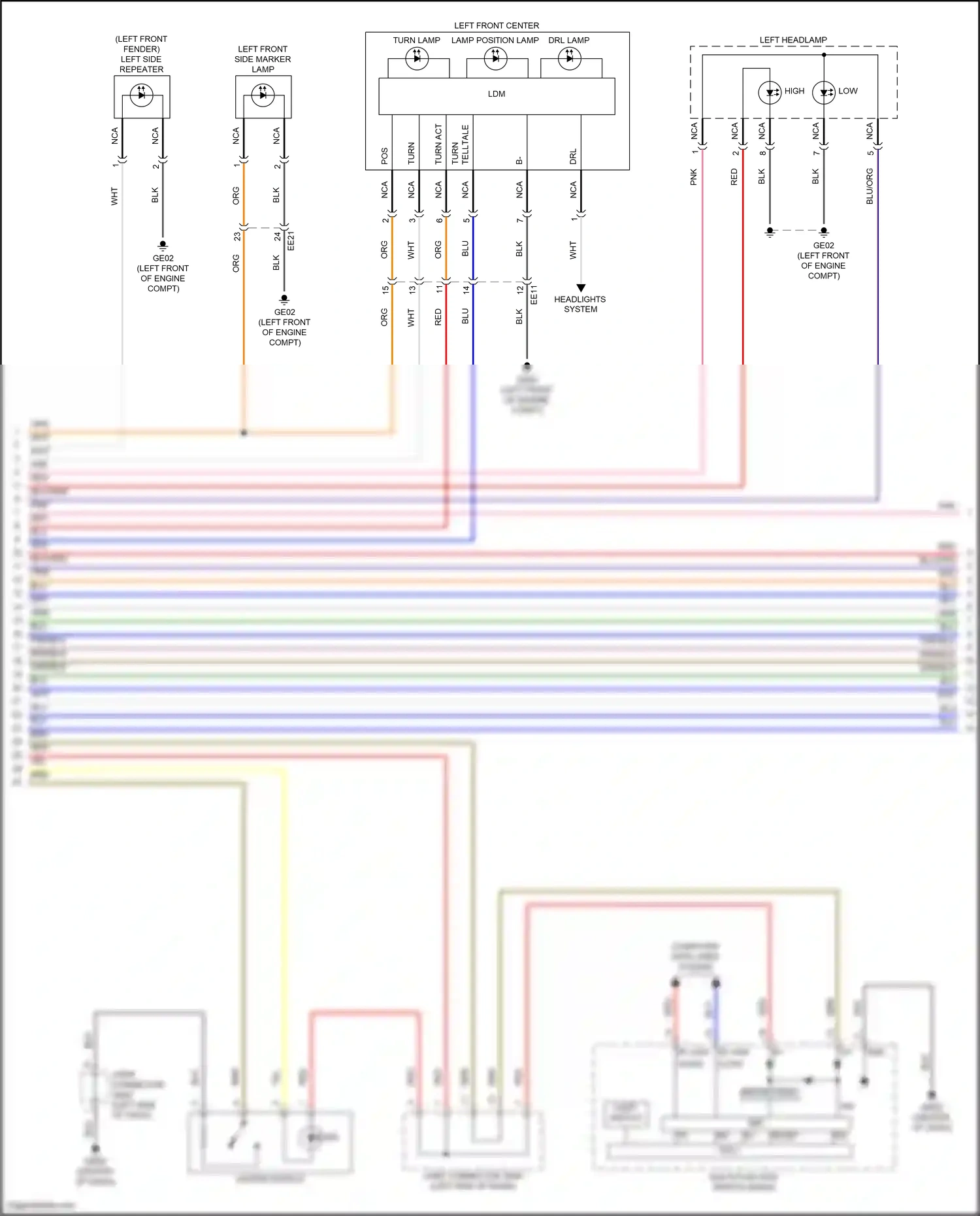 Wiring diagram computer data lines system for Hyundai Sonata VIII facelift (2023-2024) (57 of 194)