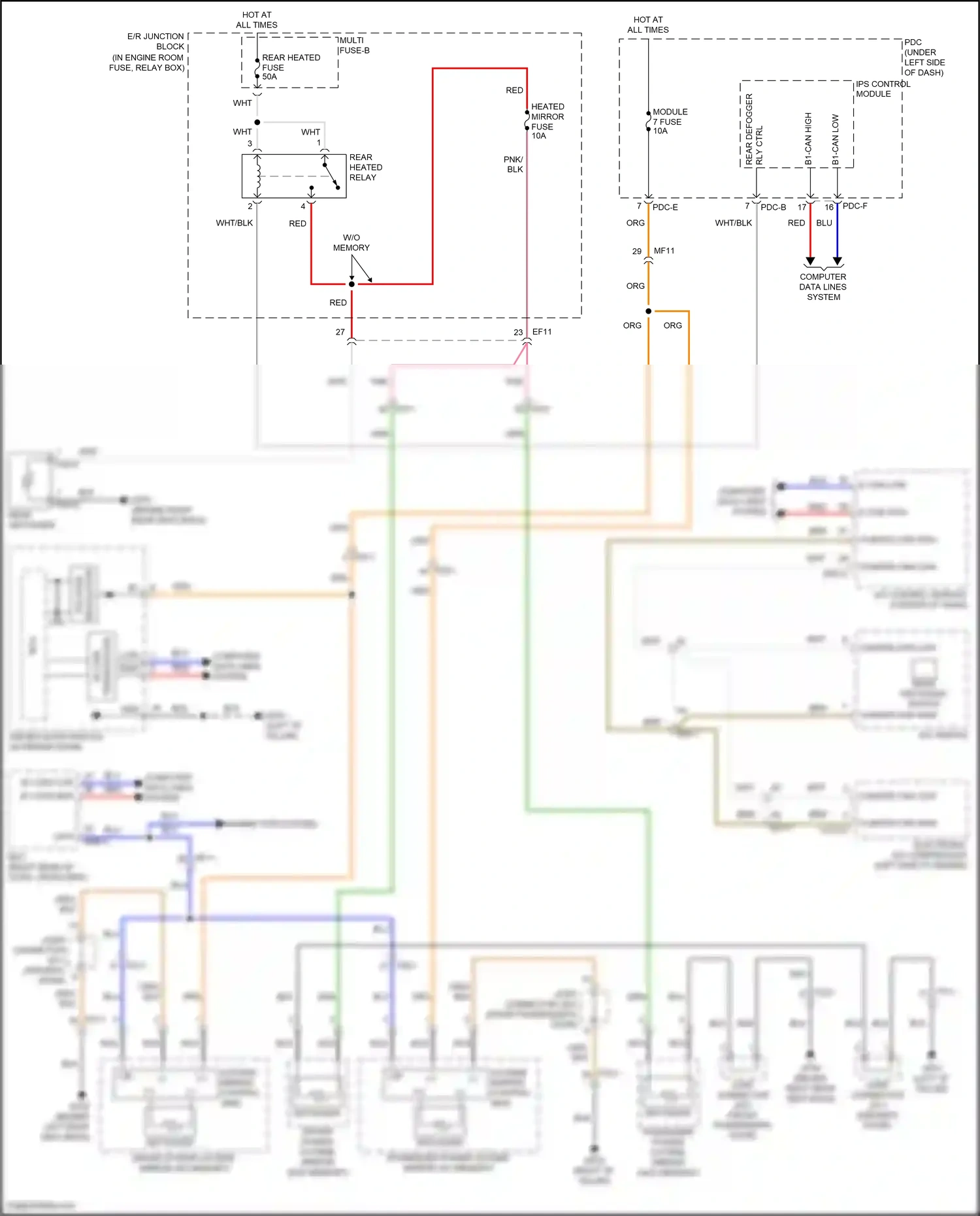 Wiring diagram computer data lines system for Hyundai Sonata VIII facelift (2023-2024) (9 of 194)