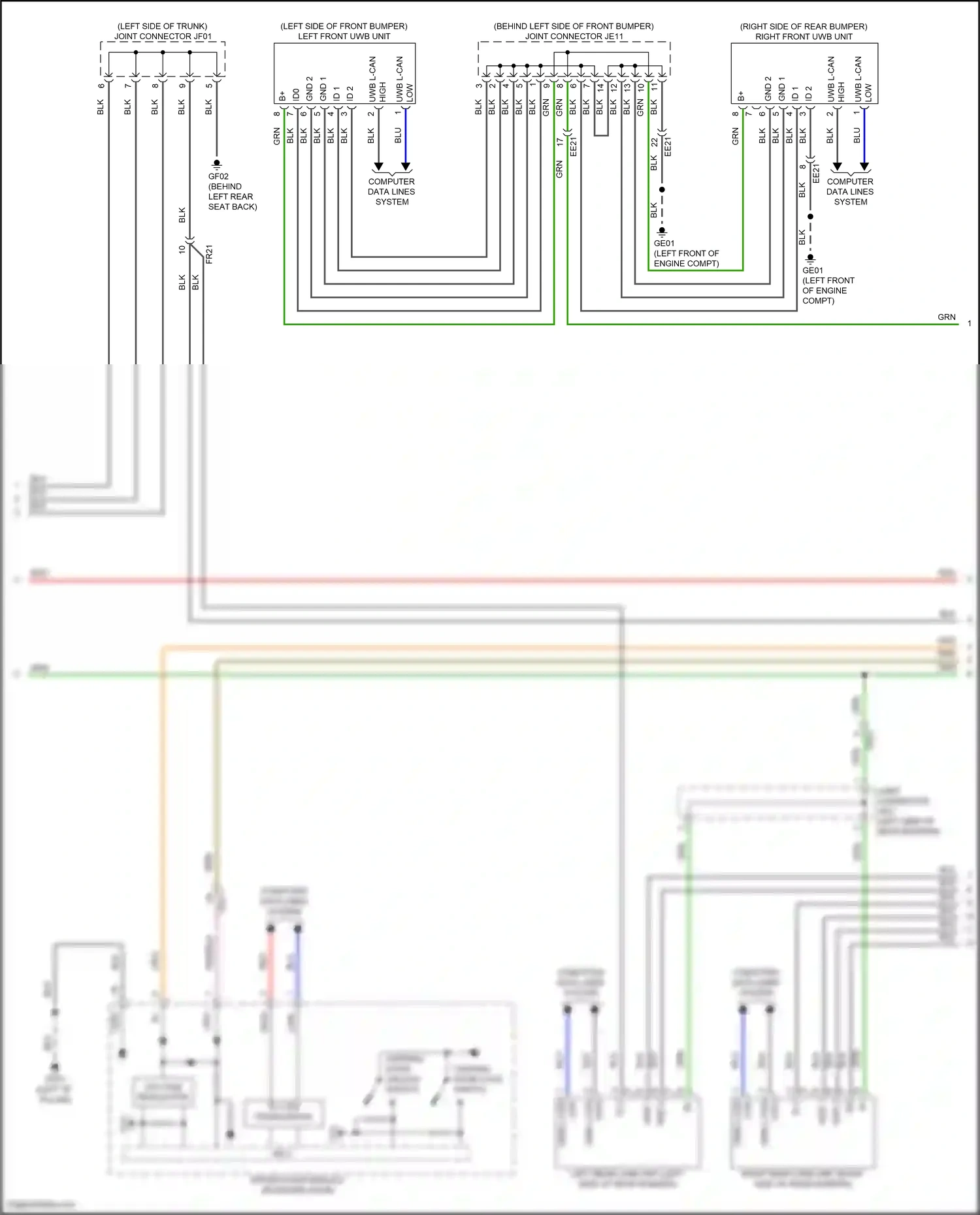 Wiring diagram computer data lines system for Hyundai Sonata VIII facelift (2023-2024) (116 of 194)