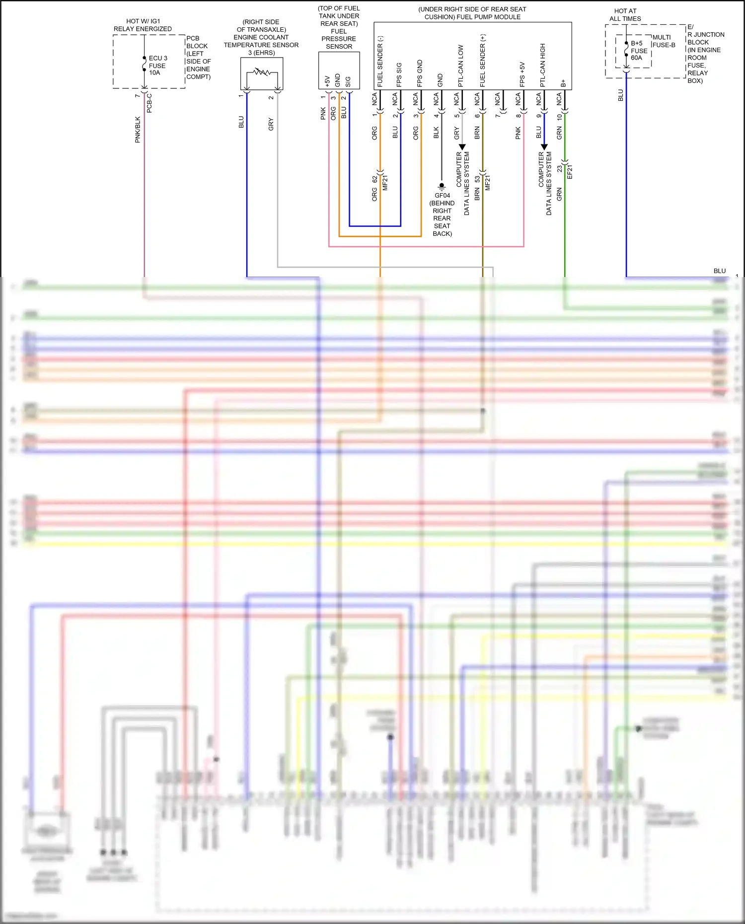 Wiring diagram data lines system for Hyundai Sonata VIII facelift (2023-2024) (1 of 1)
