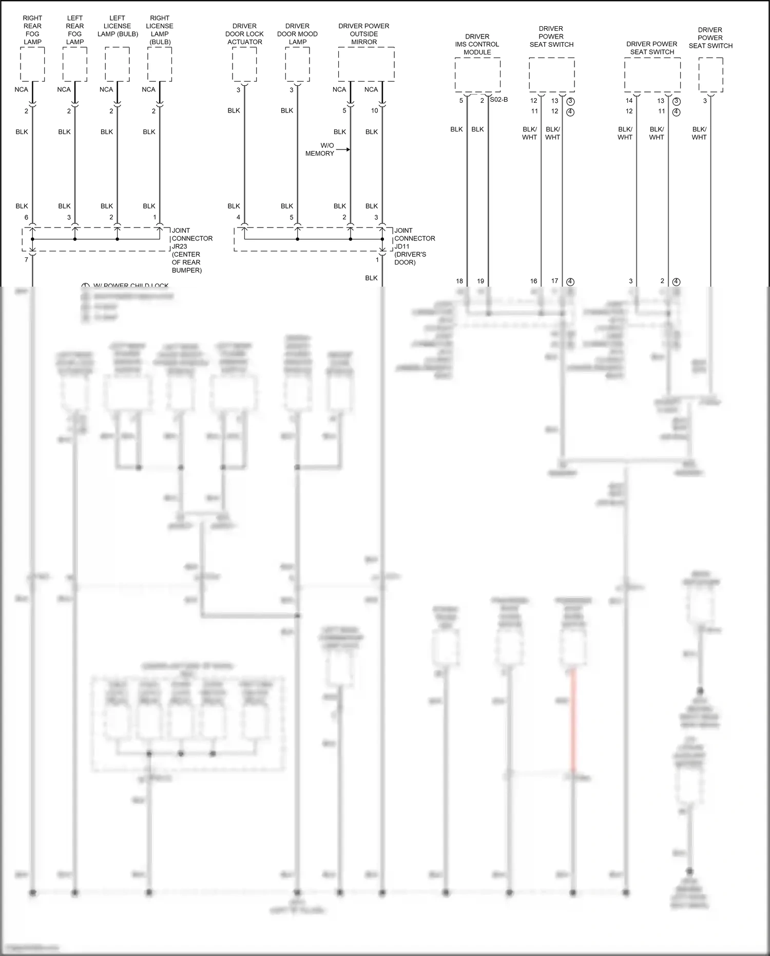 Wiring diagram driver ims control module for Hyundai Sonata VIII facelift (2023-2024) (4 of 11)