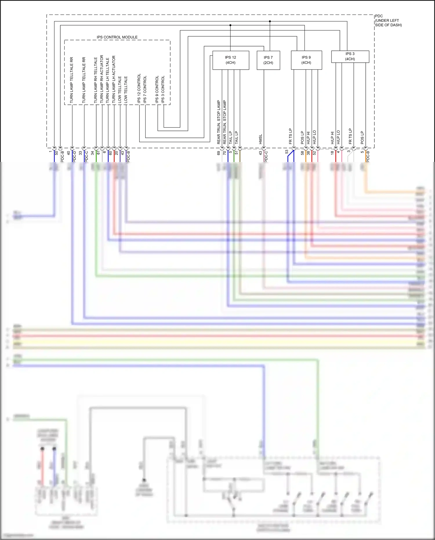 Wiring diagram ips control module for Hyundai Sonata VIII facelift (2023-2024) (16 of 95)