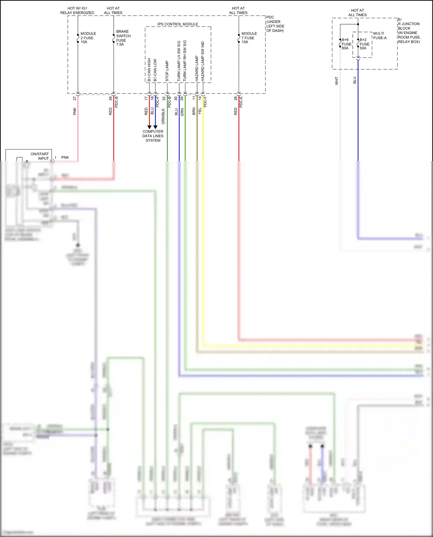 Wiring diagram ips control module for Hyundai Sonata VIII facelift (2023-2024) (17 of 95)