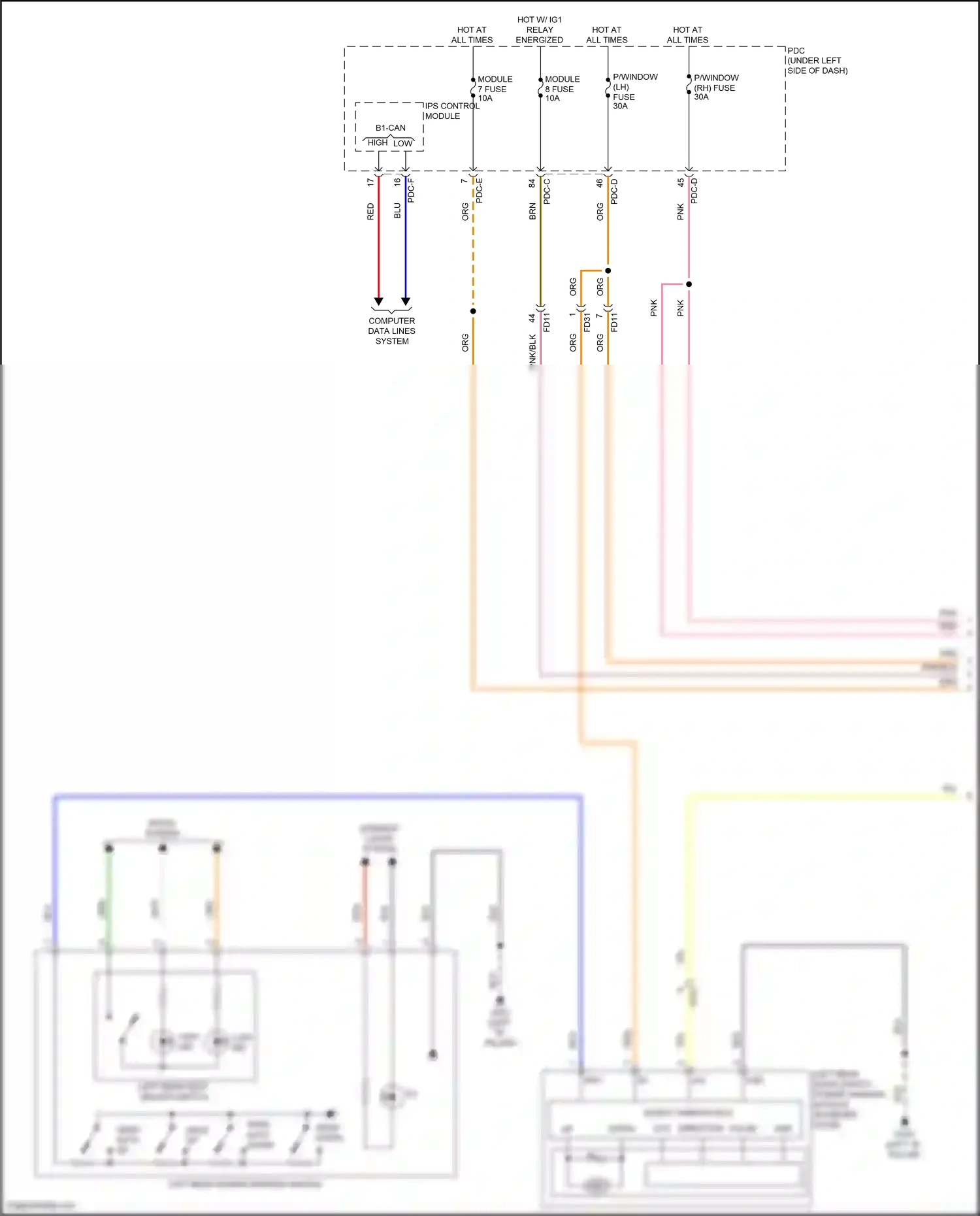 Wiring diagram ips control module for Hyundai Sonata VIII facelift (2023-2024) (89 of 95)