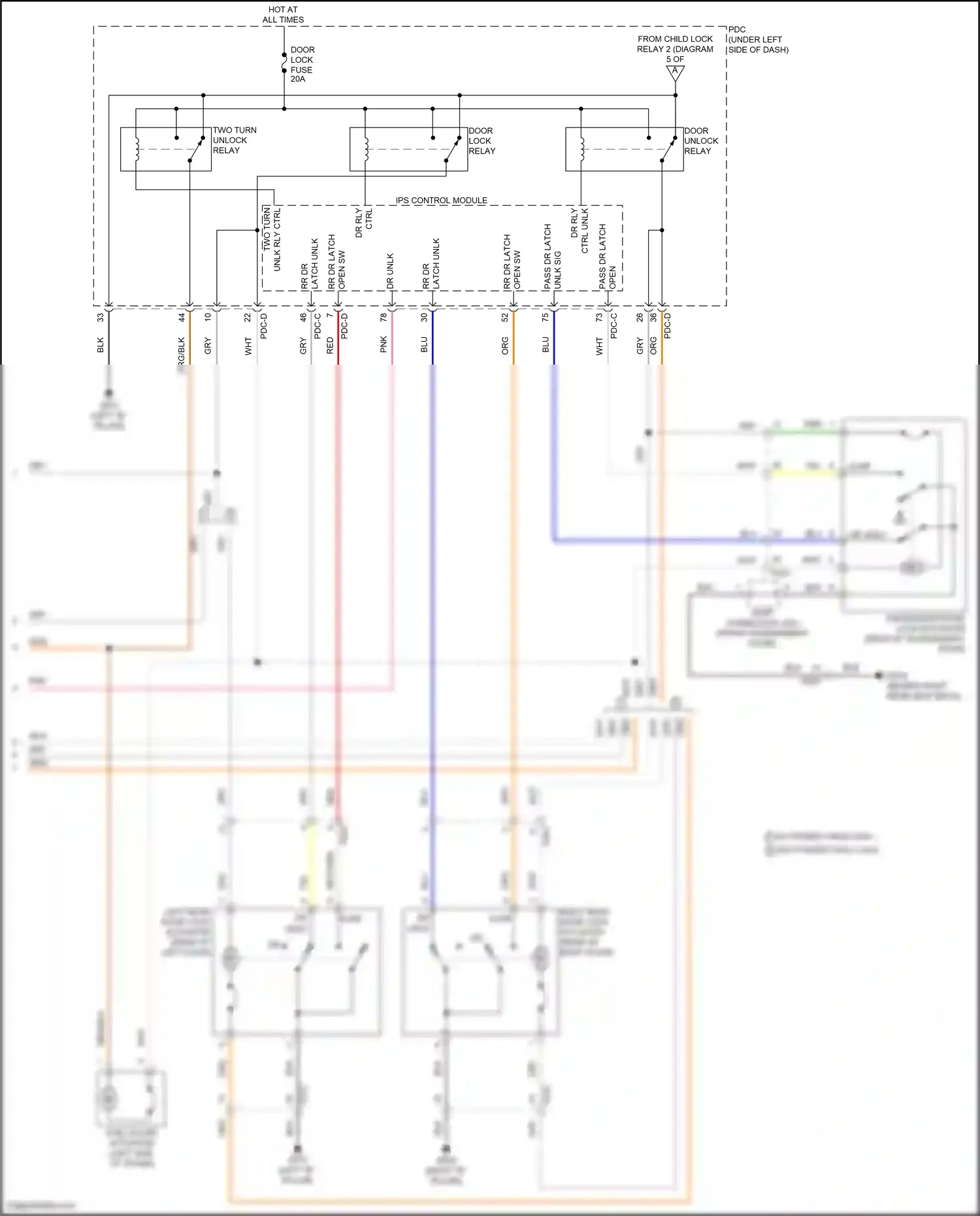 Wiring diagram ips control module for Hyundai Sonata VIII facelift (2023-2024) (68 of 95)