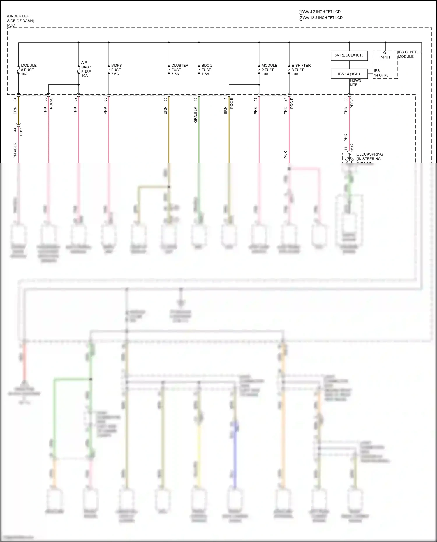 Wiring diagram ips control module for Hyundai Sonata VIII facelift (2023-2024) (39 of 95)