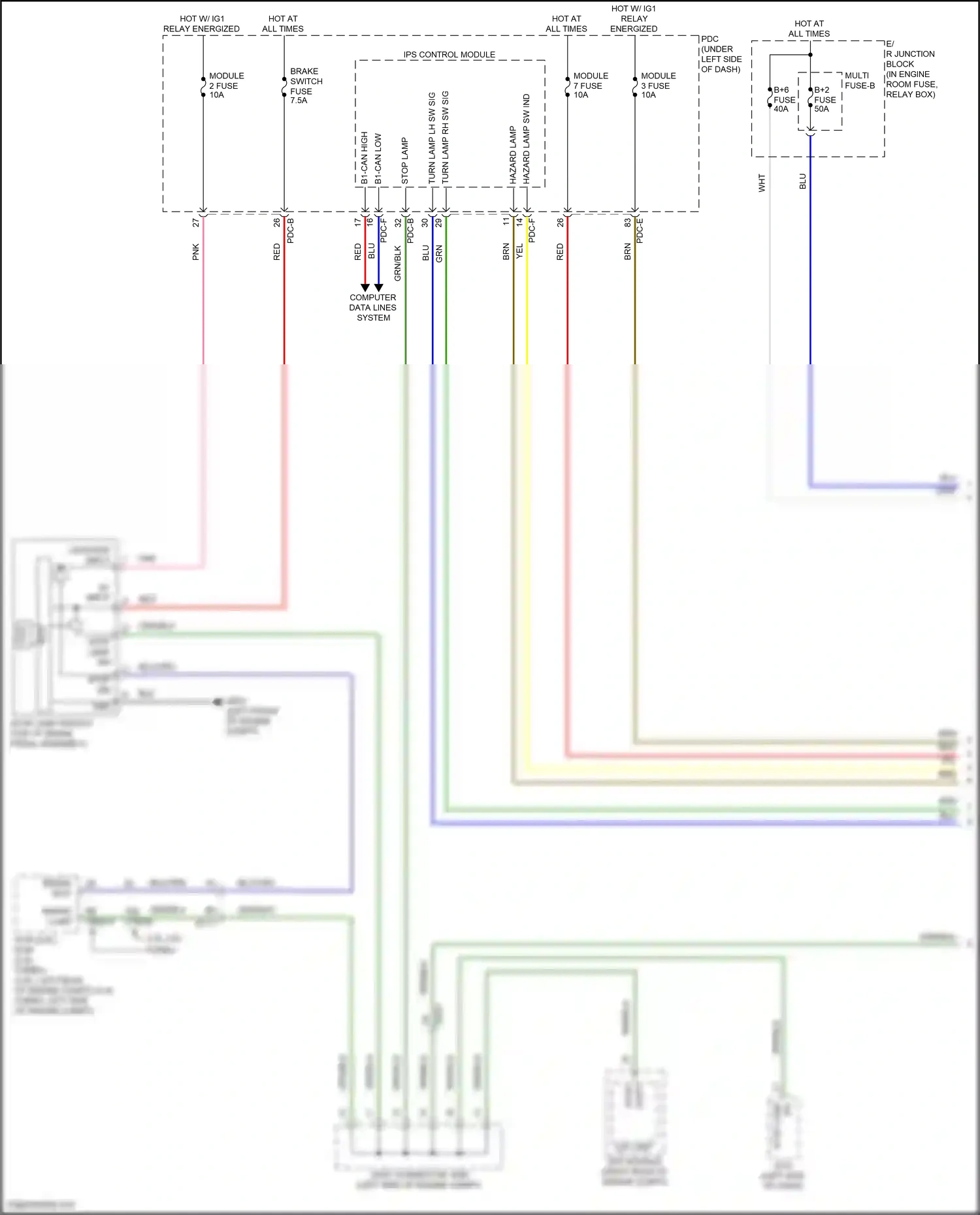 Wiring diagram on/start input for Hyundai Sonata VIII facelift (2023-2024) (25 of 84)