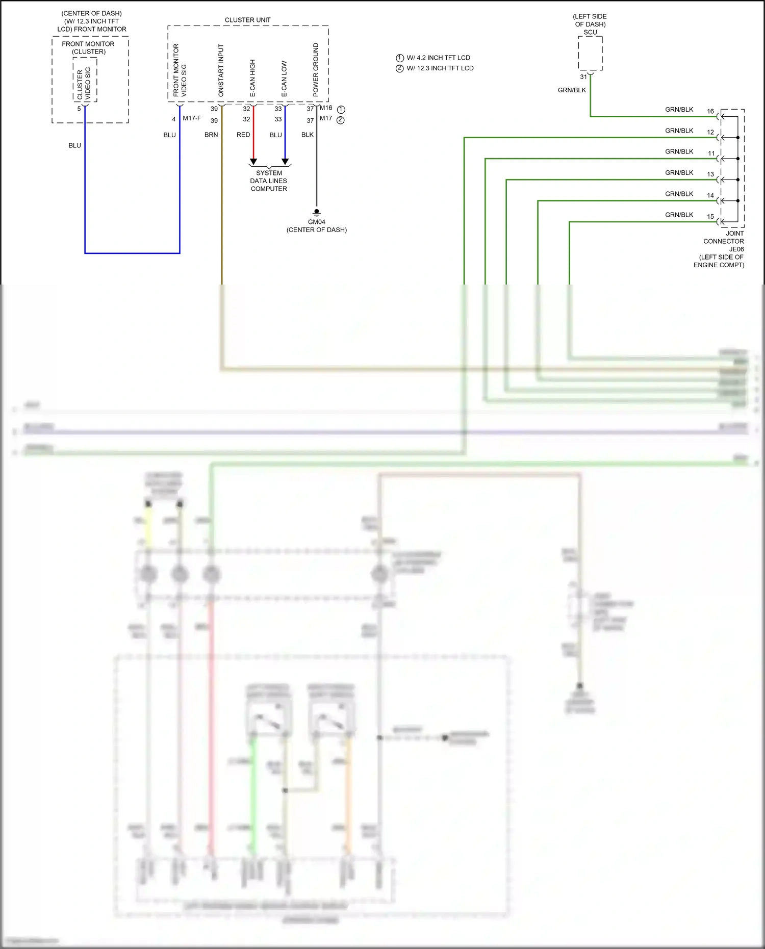 Wiring diagram on/start input for Hyundai Sonata VIII facelift (2023-2024) (33 of 84)