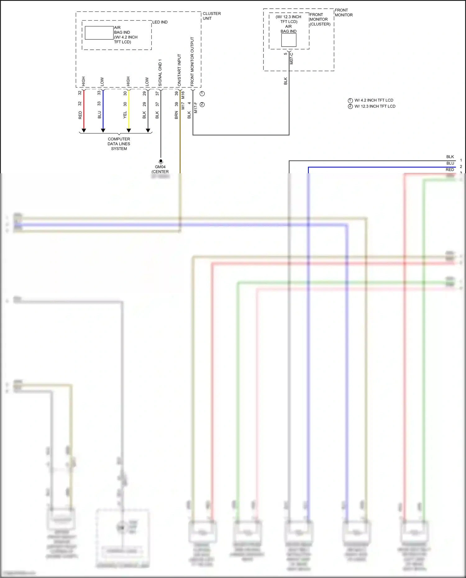 Wiring diagram on/start input for Hyundai Sonata VIII facelift (2023-2024) (18 of 84)
