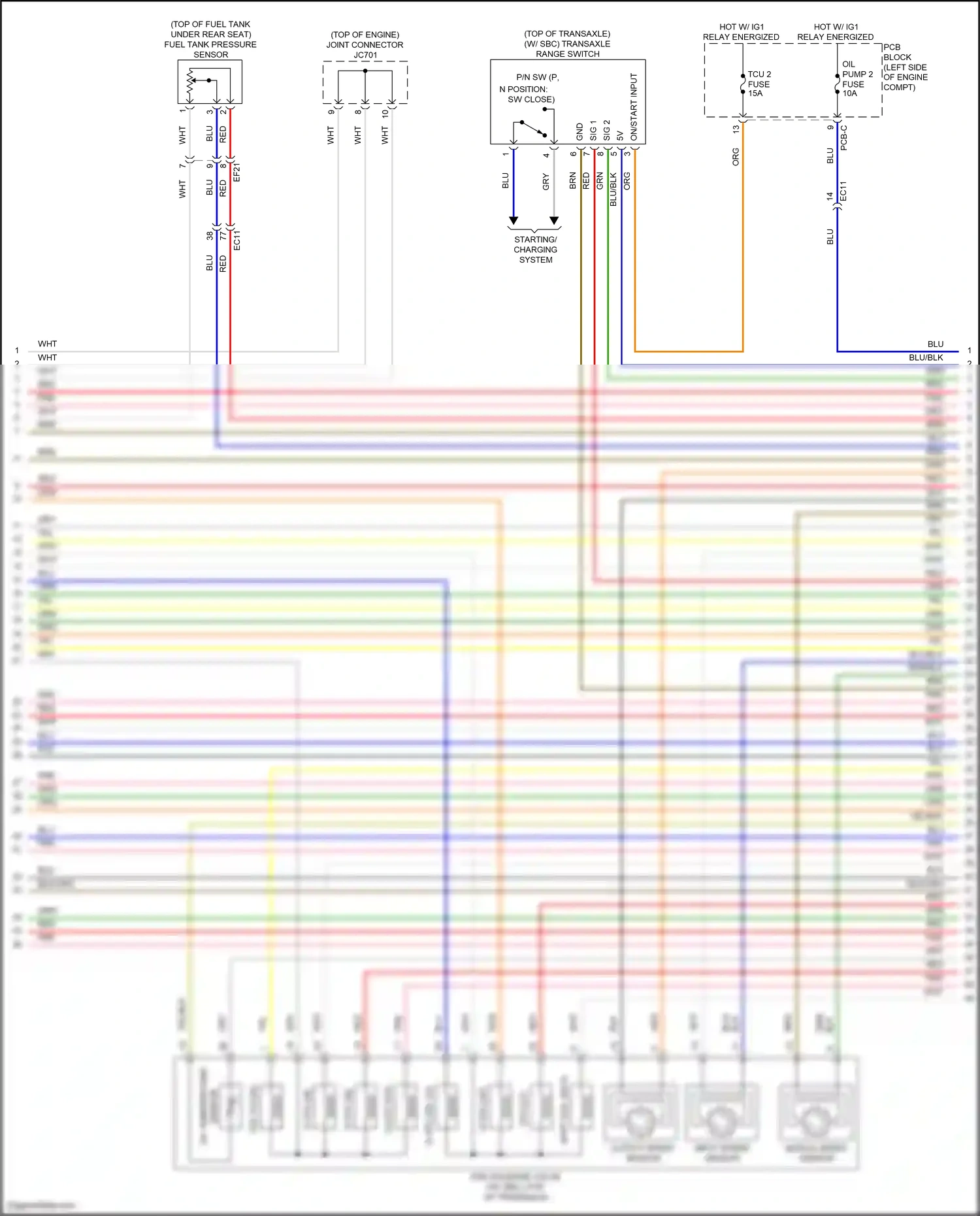 Wiring diagram on/start input for Hyundai Sonata VIII facelift (2023-2024) (76 of 84)