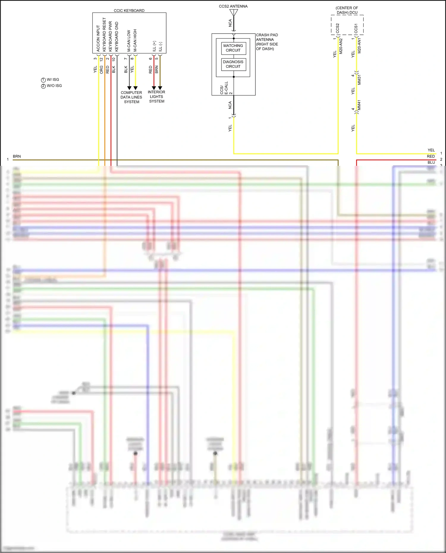 Wiring diagram on/start input for Hyundai Sonata VIII facelift (2023-2024) (4 of 84)