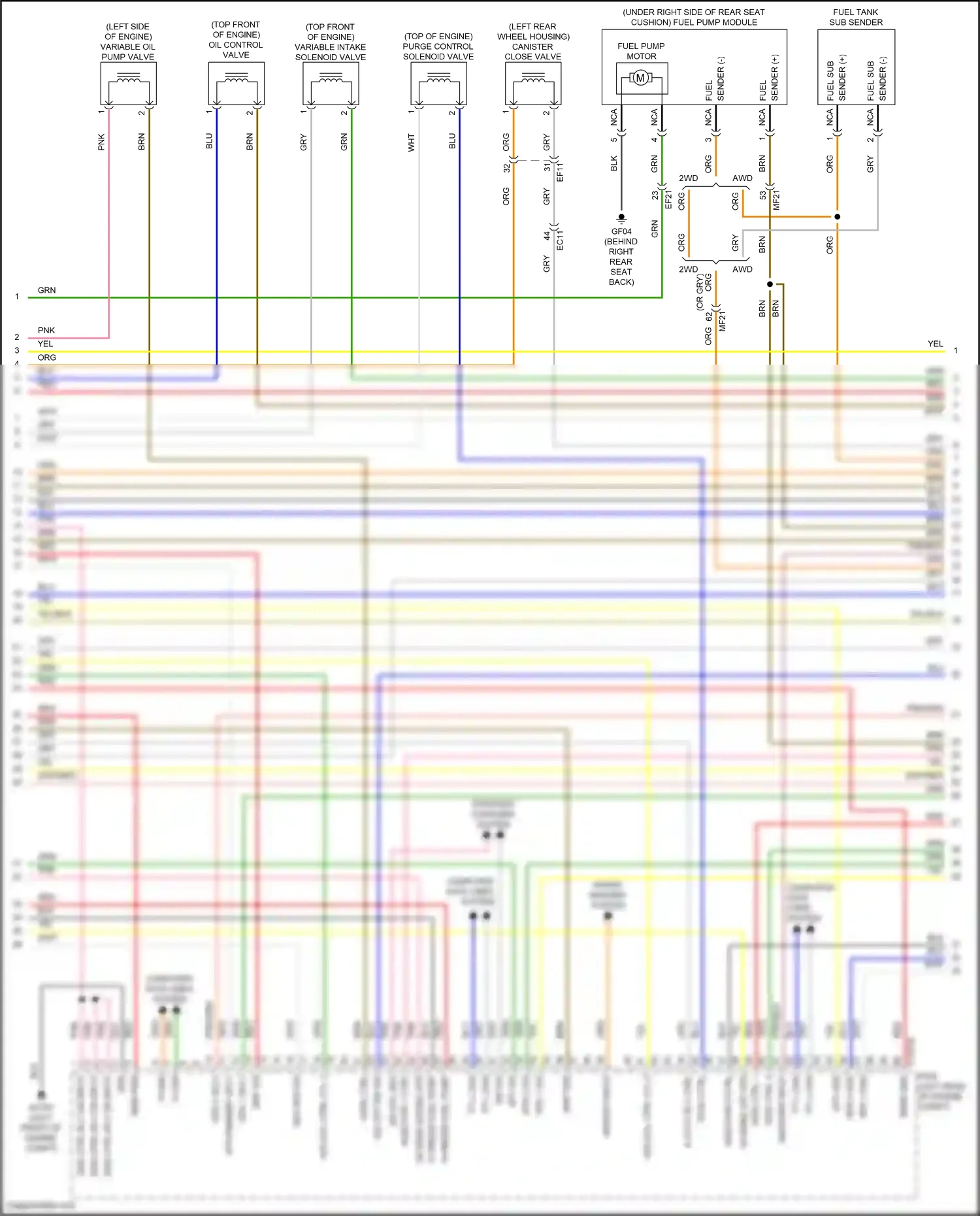 Wiring diagram on/start input for Hyundai Sonata VIII facelift (2023-2024) (77 of 84)