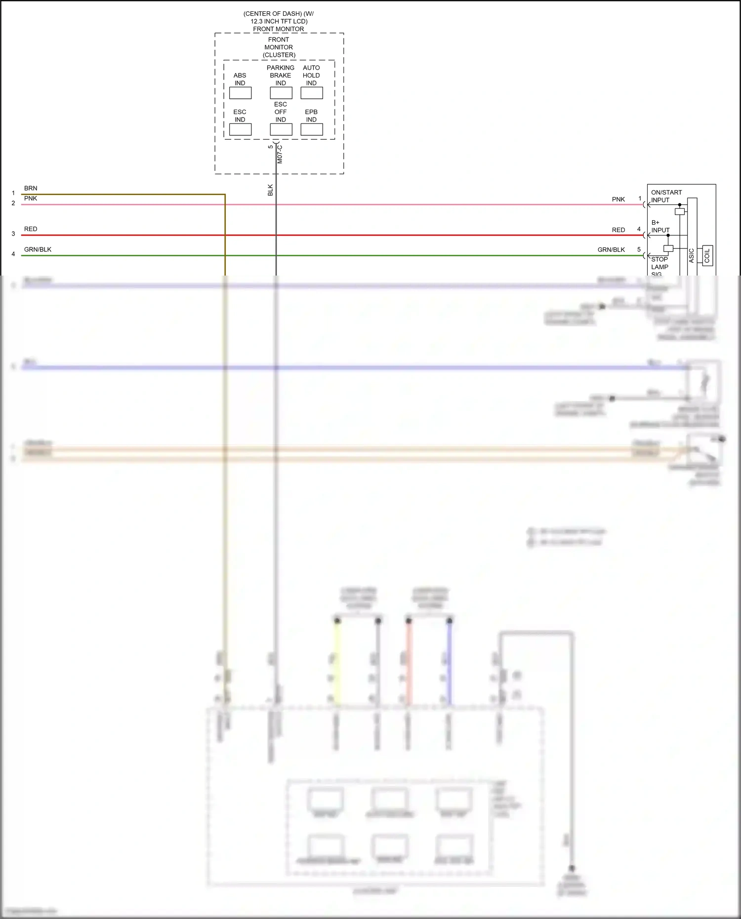 Wiring diagram on/start input for Hyundai Sonata VIII facelift (2023-2024) (21 of 84)