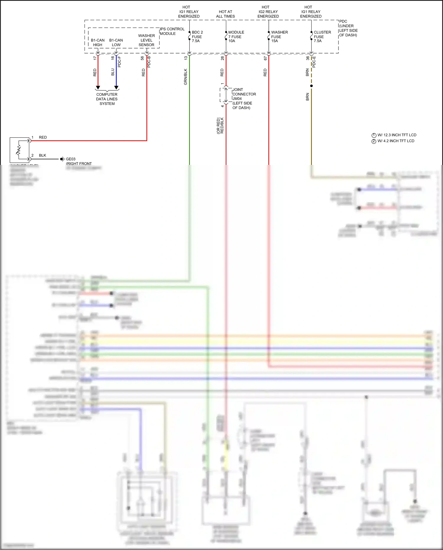 Wiring diagram on/start input for Hyundai Sonata VIII facelift (2023-2024) (49 of 84)
