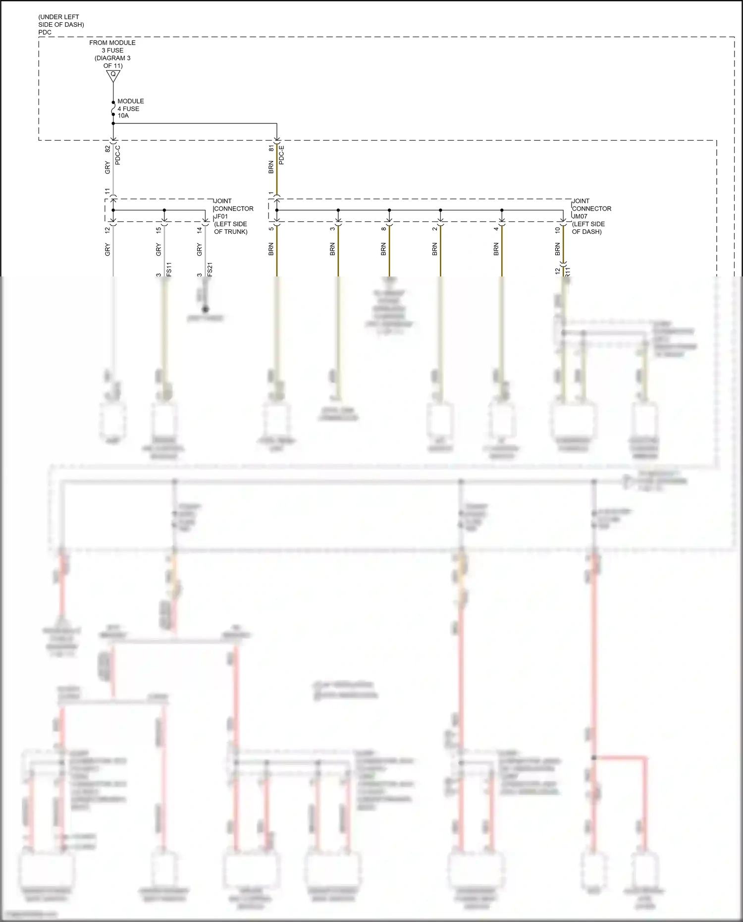Wiring diagram overhead console for Hyundai Sonata VIII facelift (2023-2024) (8 of 15)