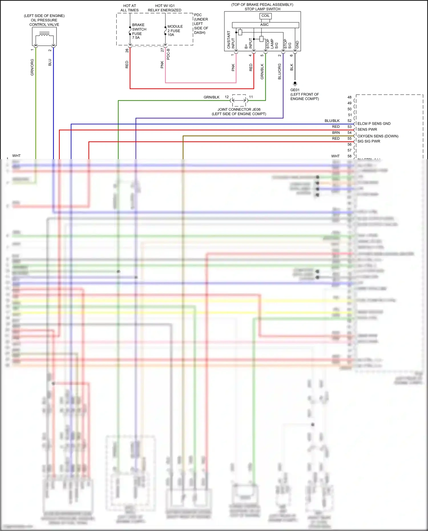 Wiring diagram pcsv ctrl for Hyundai Sonata VIII facelift (2023-2024) (1 of 3)