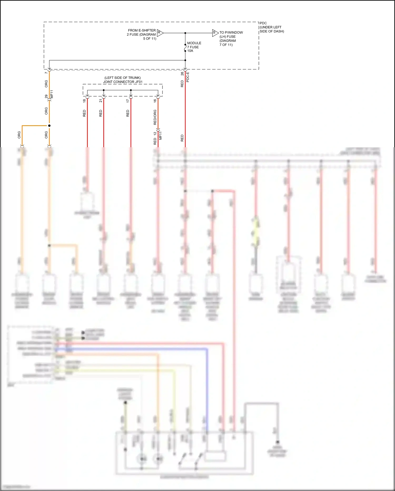 Wiring diagram pdc-e for Hyundai Sonata VIII facelift (2023-2024) (68 of 129)