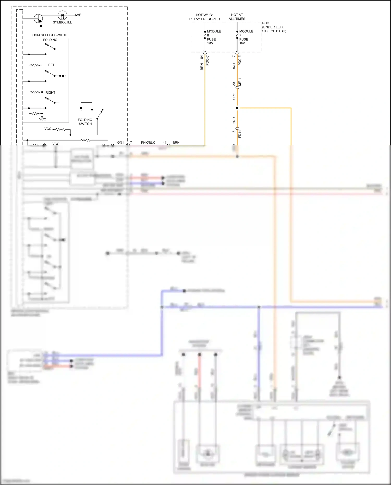 Wiring diagram pdc-e for Hyundai Sonata VIII facelift (2023-2024) (27 of 129)