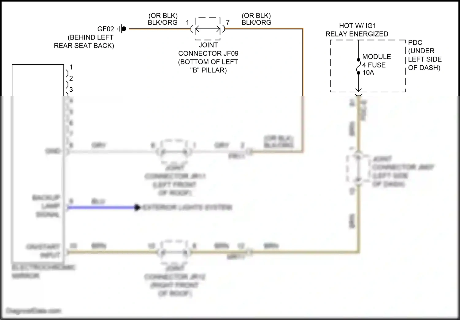 Wiring diagram pdc-e for Hyundai Sonata VIII facelift (2023-2024) (74 of 129)