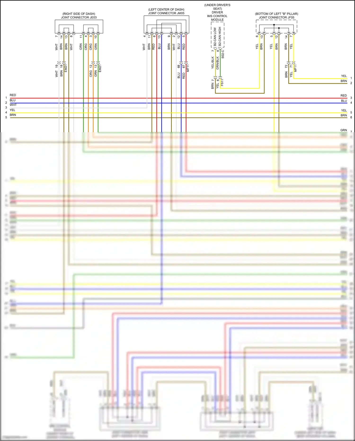 Wiring diagram srs control module for Hyundai Sonata VIII facelift (2023-2024) (12 of 14)