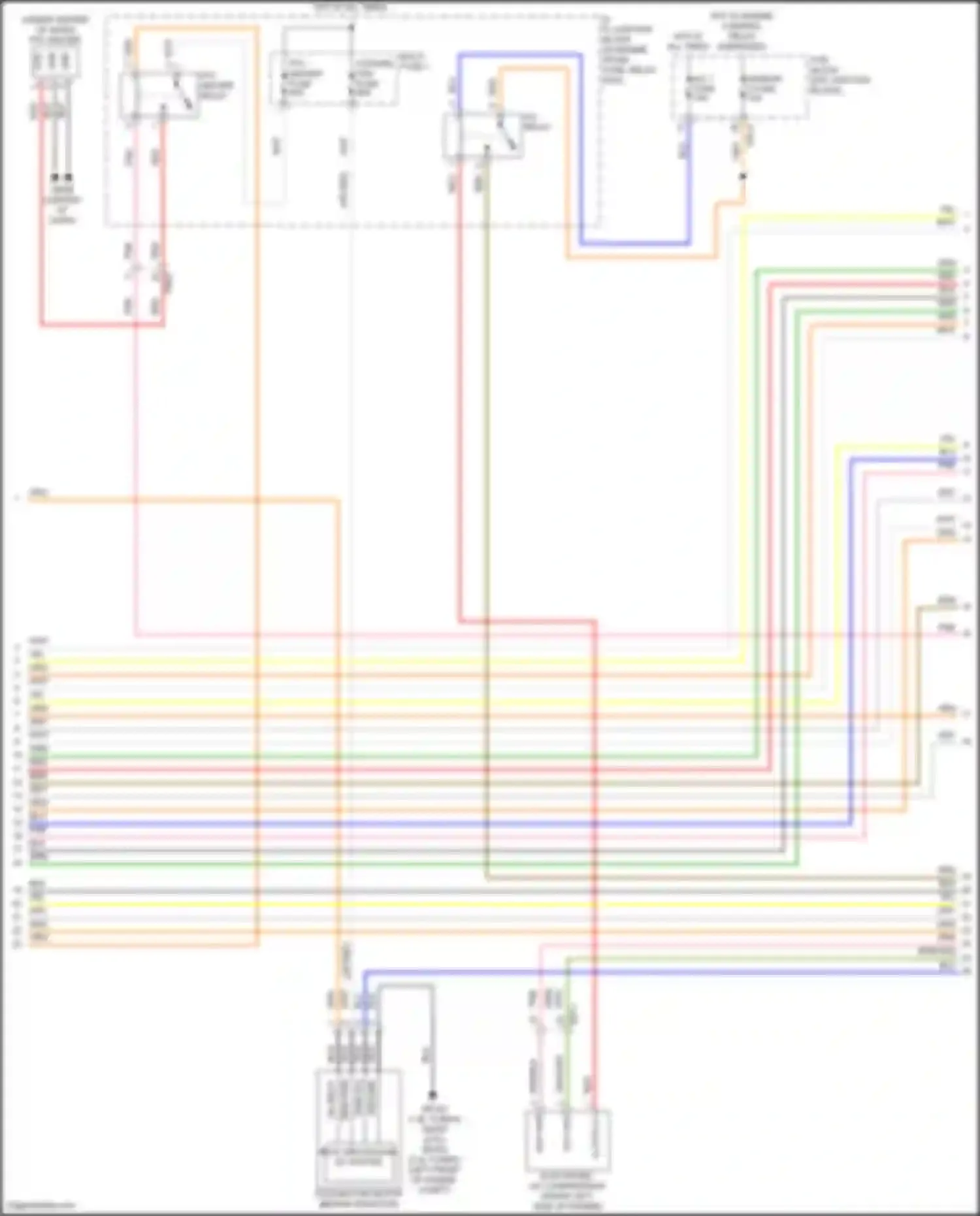 Sonata Hyundai VIII (2019-2023): Automatic a/c circuit, except hybrid (3 of 4)