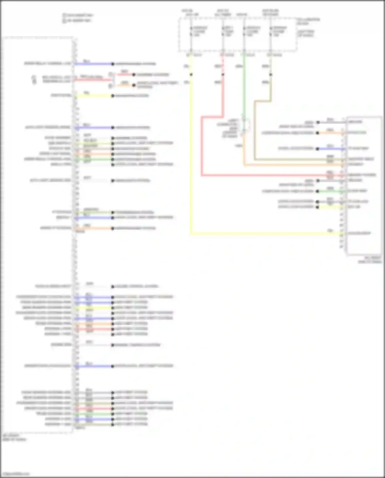 Sonata Hyundai VIII (2019-2023): Body control module circuit, except hybrid (2 of 2)