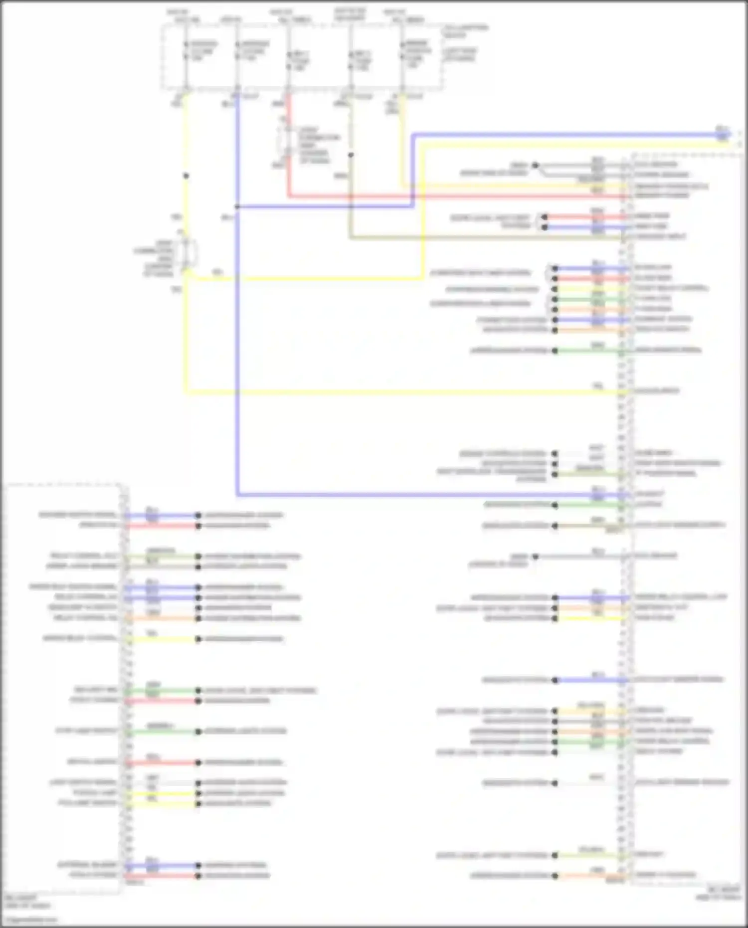 Sonata Hyundai VIII (2019-2023): Body control module circuit, hybrid (1 of 2)