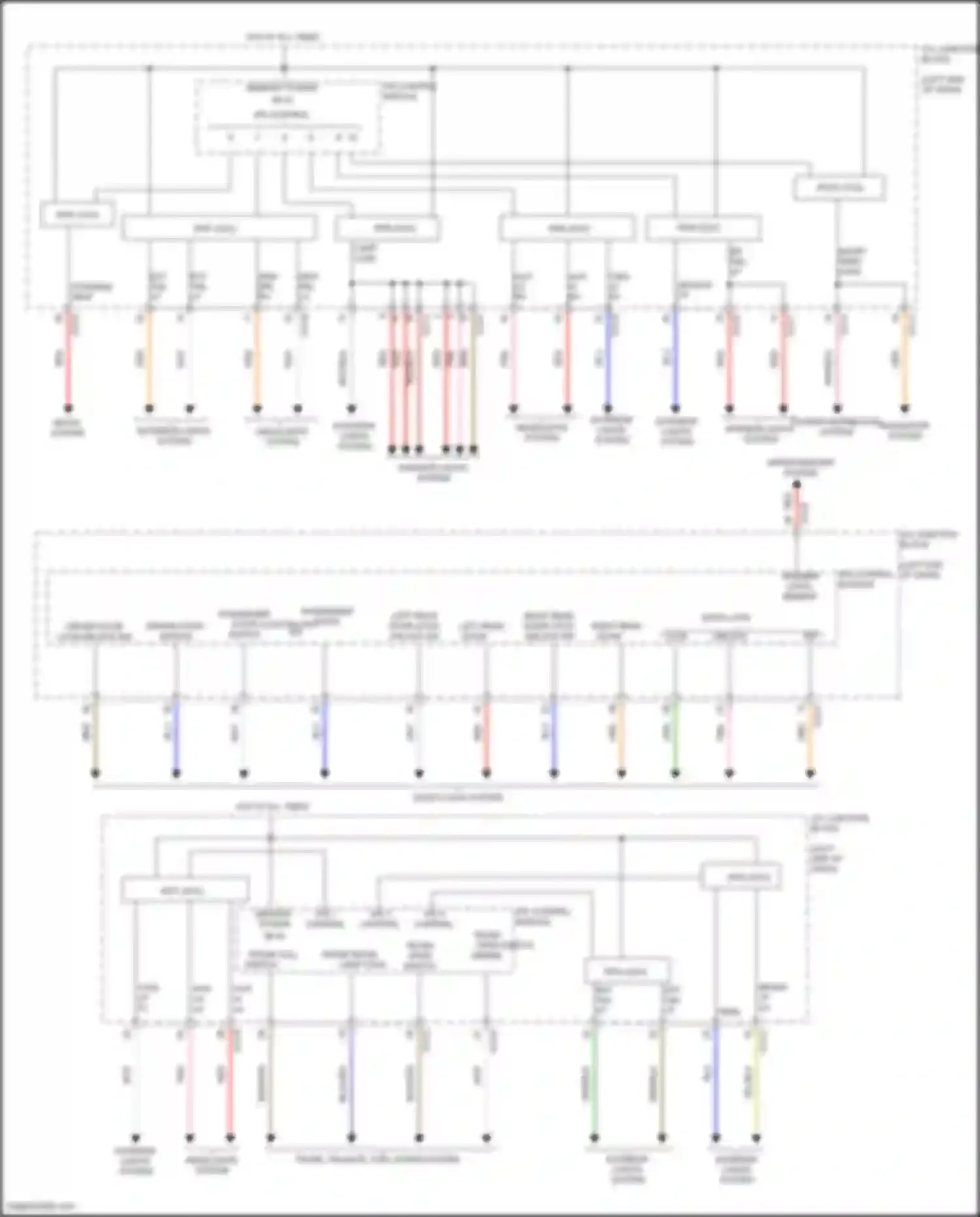 Sonata Hyundai VIII (2019-2023): Ips control module circuit, except hybrid (2 of 2)