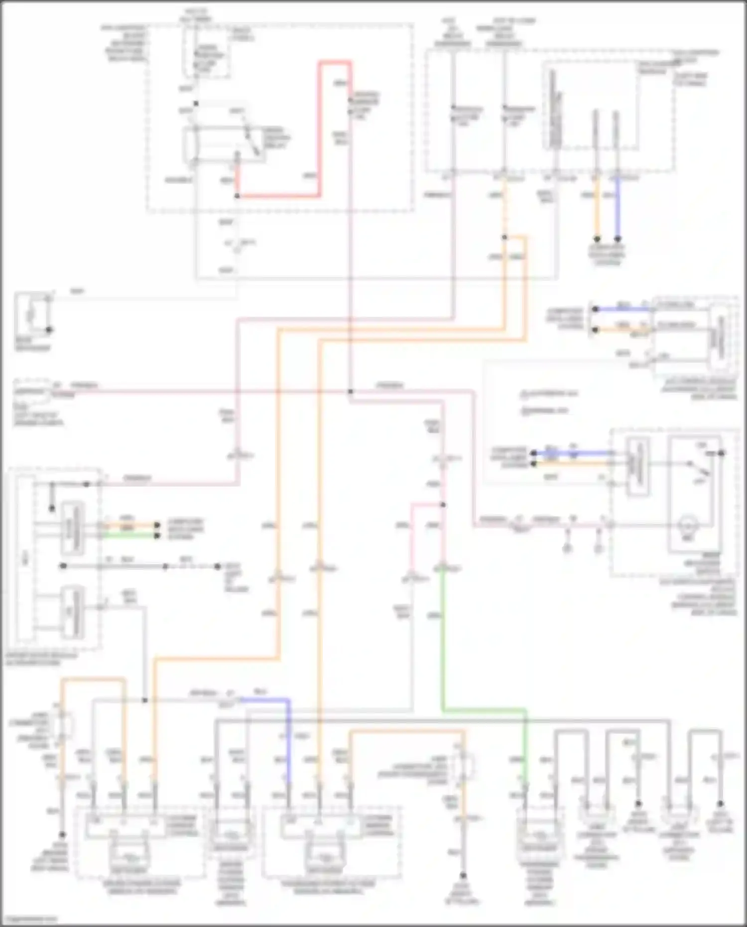 Sonata Hyundai VIII (2019-2023): Defoggers circuit, except hybrid